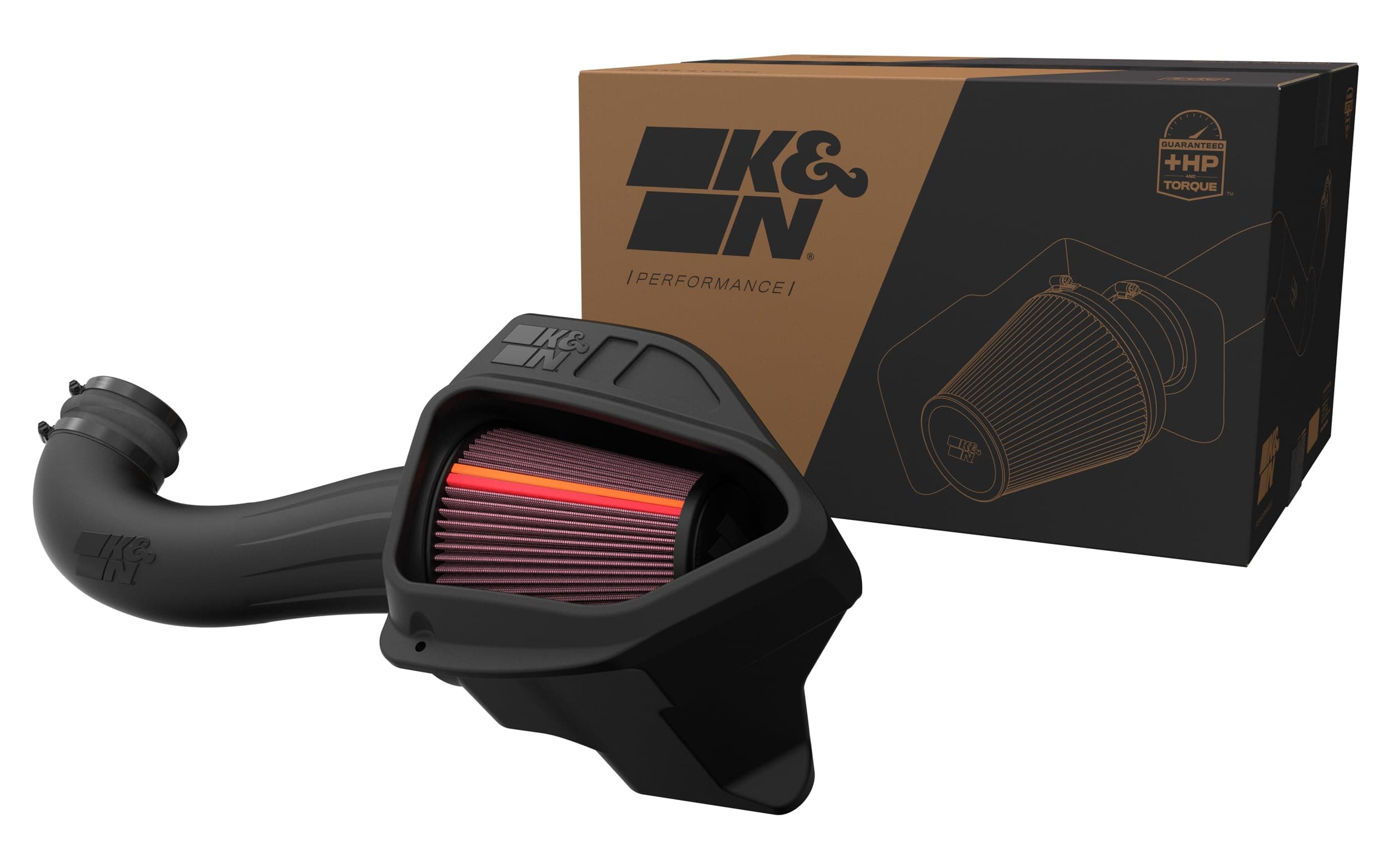 K&N NextGen Cold Air Intake System: High-Flow Cotton Filter: Compatible with 2011-2023 Dodge/Chrysler: Challenger, Charger, 300, 300C, 300S, 50-1542