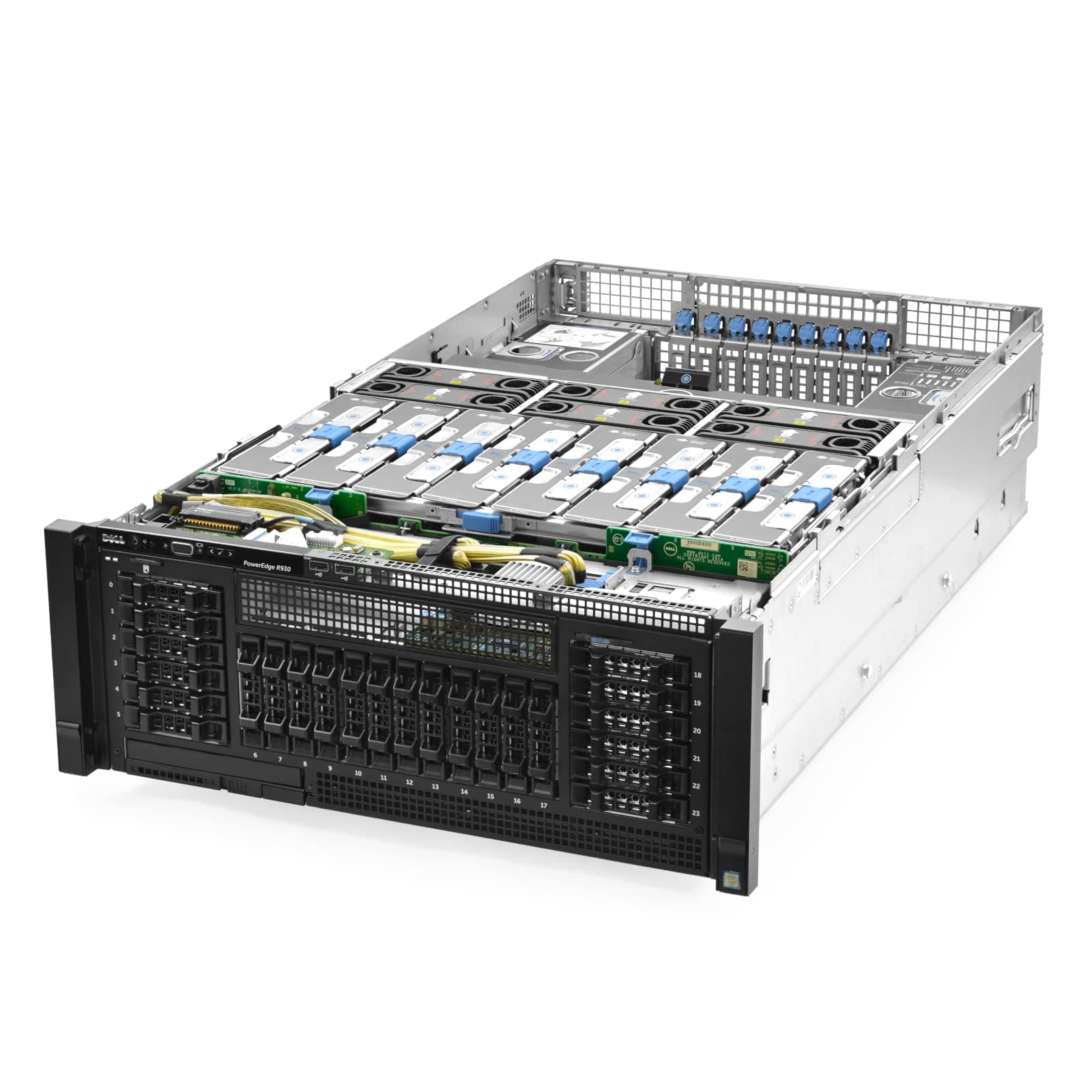 Dell PowerEdge R930 Server 4X E7-8890v3 2.50Ghz 72-Core 3.1TB RAM 24x 960GB SSD (Renewed)