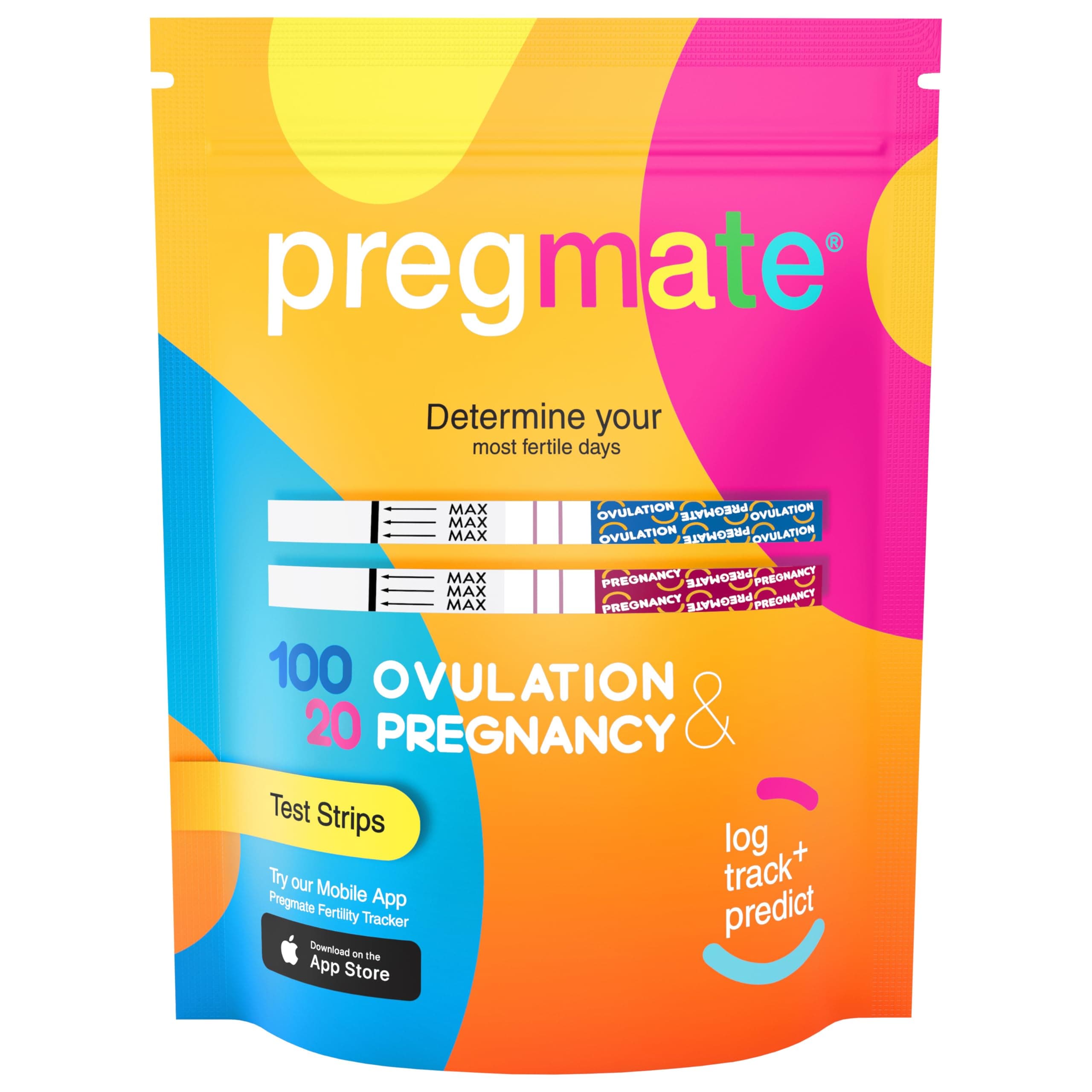 100 Ovulation and 20 Pregnancy Test Strips