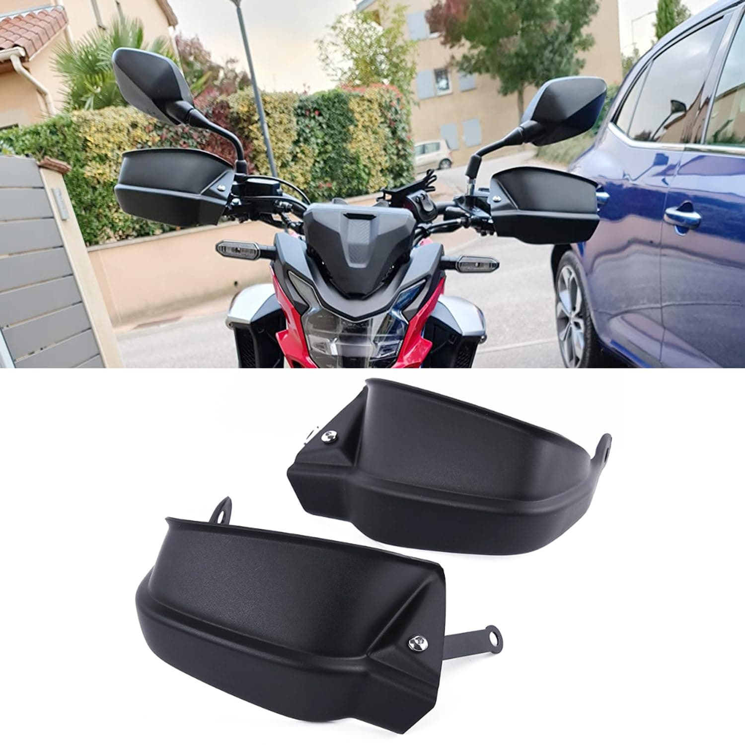 XX eCommerce Motorcycle Accessories Handle Bar Hand Guard Handguard Protector Brake Clutch Protector Wind Shield Compatible with H-onda CB500X CB 500X CB 500 X CB500F 2013-2022 14 15 16 17 18 19 20 21