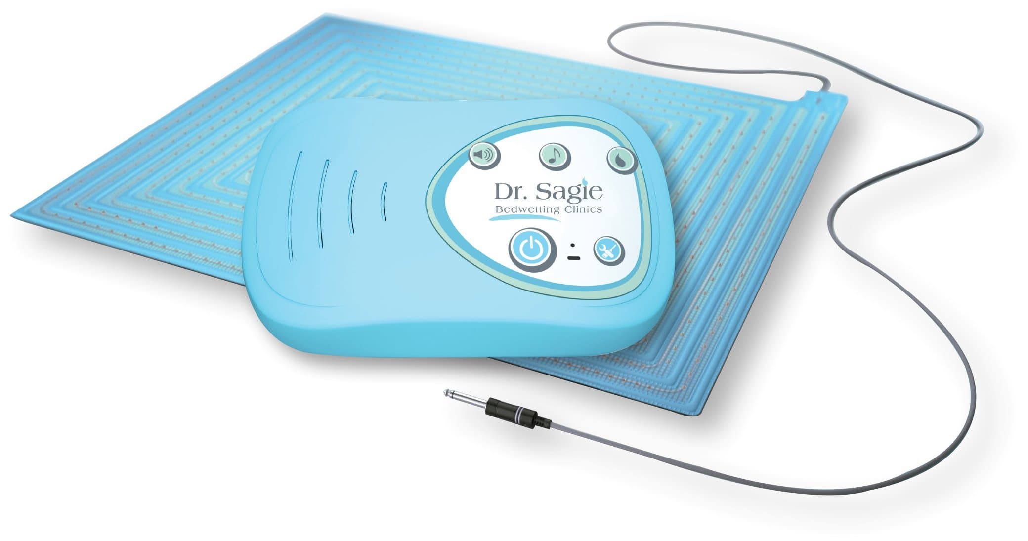 TheraPee Bedwetting Alarm System with No-Wear Sensor + Online Program