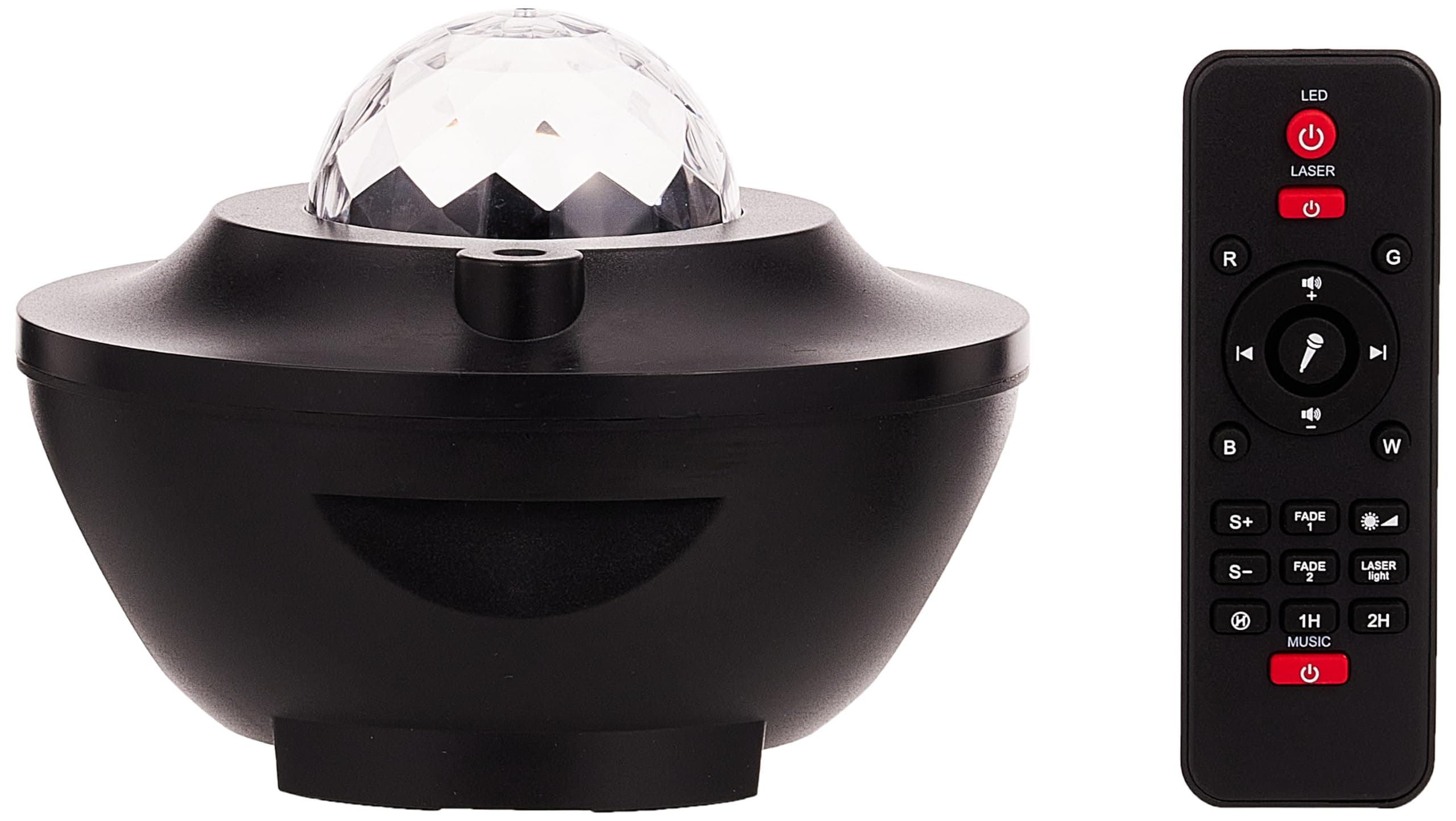 Galaxy Projector Star Projector with Remote Control, Night Light Projector with Led Galaxy Ocean Wave for Kids Bedroom Party Decoration, Built-in Music Speaker, Voice Control Black