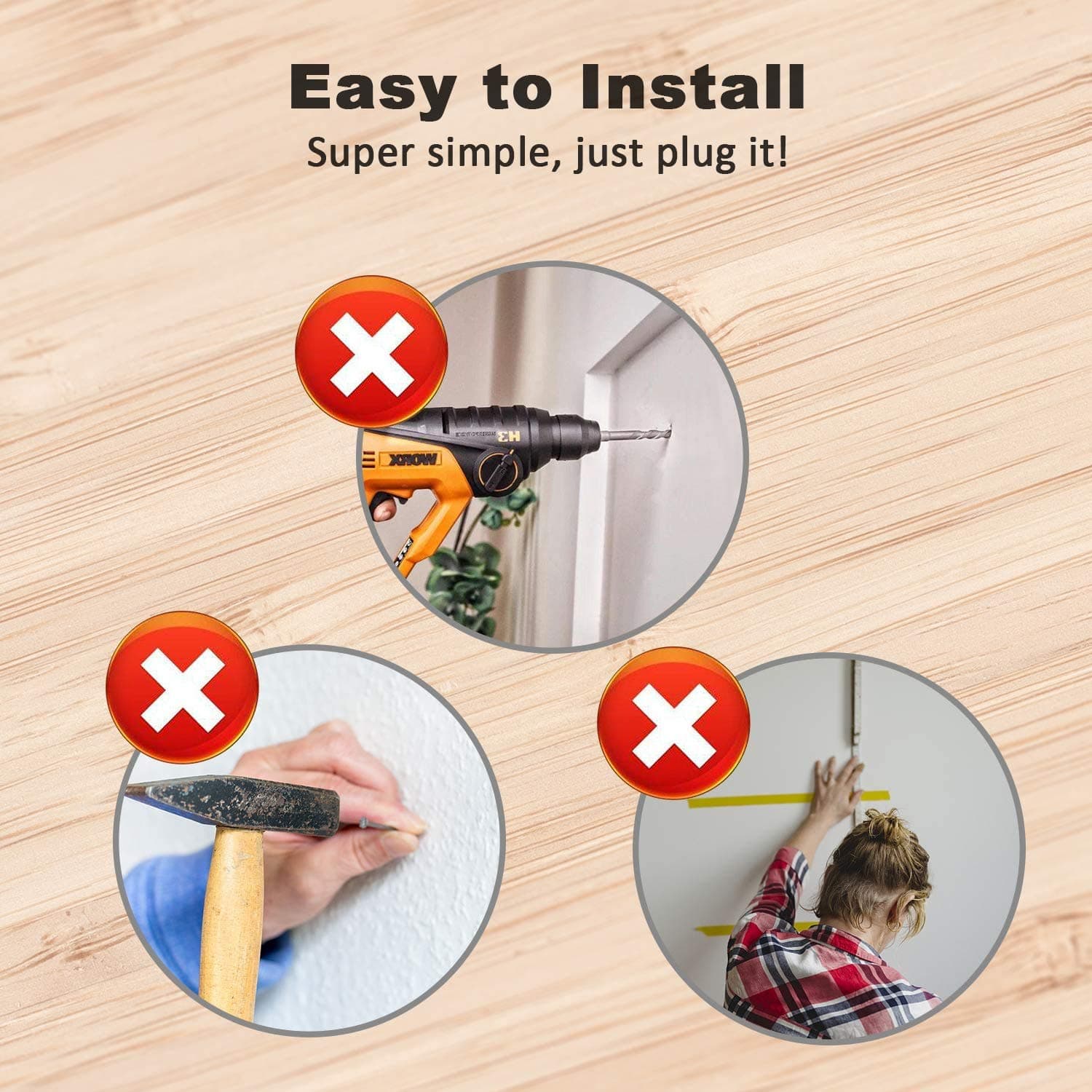 6 Pack Wireless Intercoms - Long Range 1 Mile, 10 Channel, 3 Code Room to Room Home Intercom System for Business, House, Office, Gate, Restaurant, Elderly