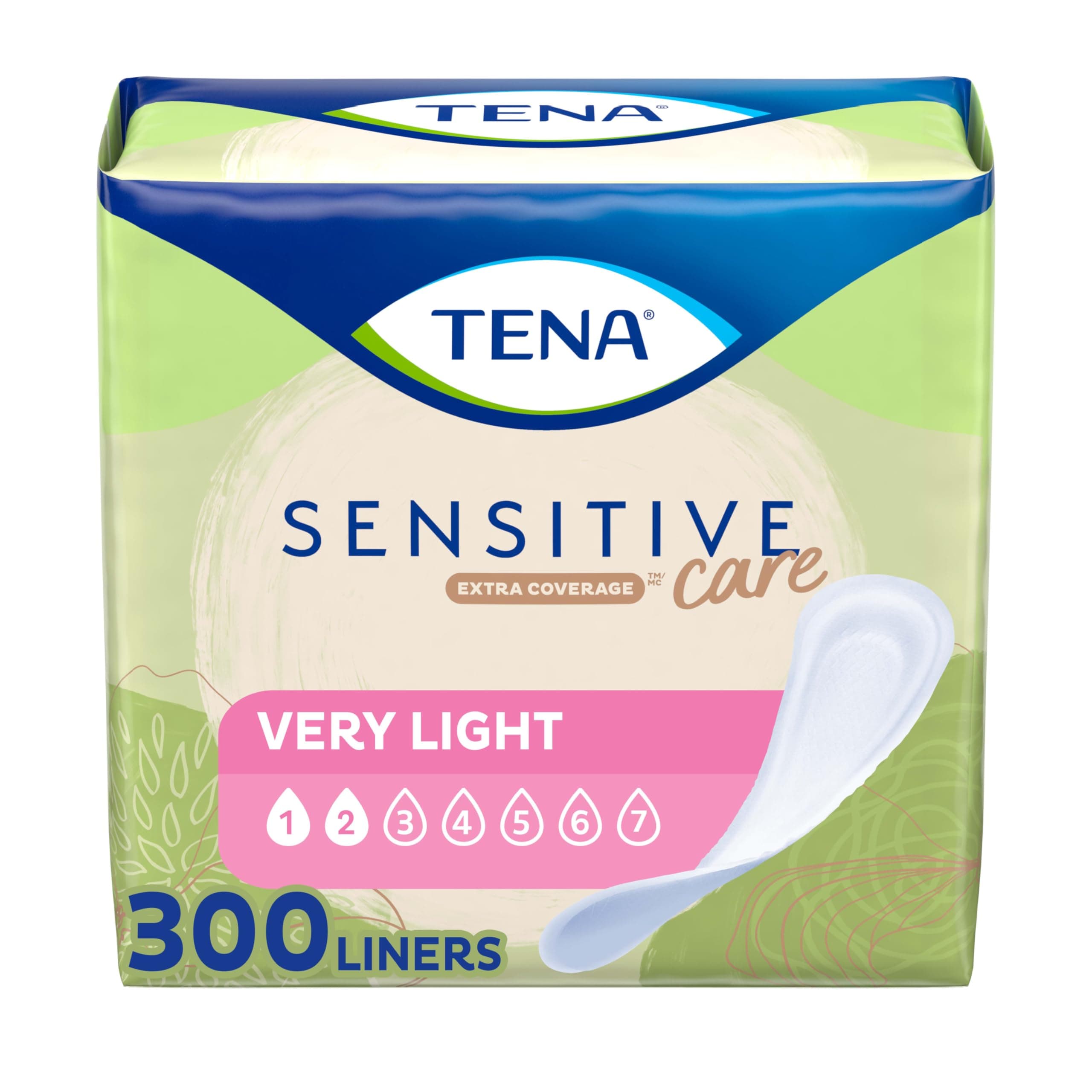 Incontinence Liners for Women, Very Light Absorbency, Extra Coverage, Intimates - 300 Count
