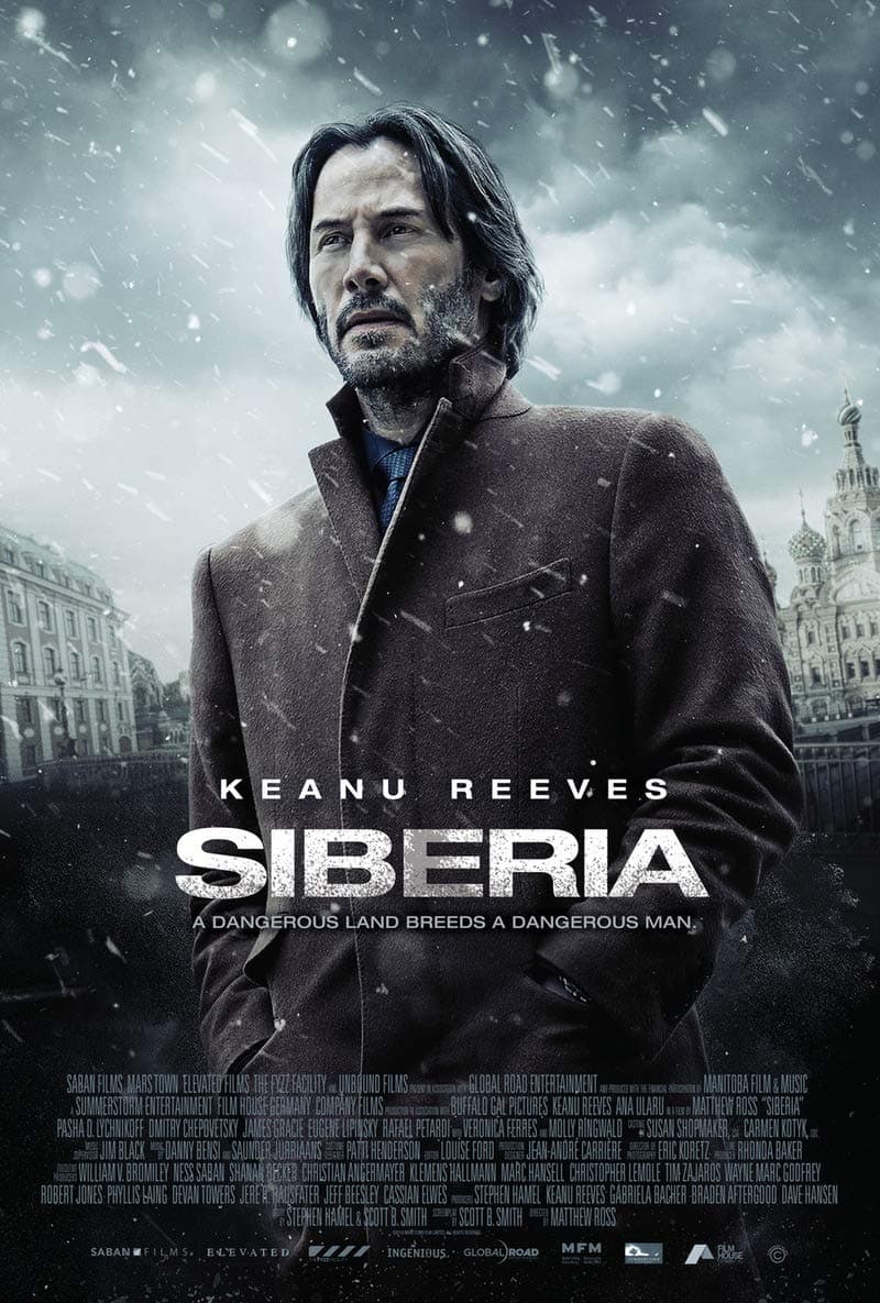 Siberia (2018) Keanu Reeves (DVD Import)