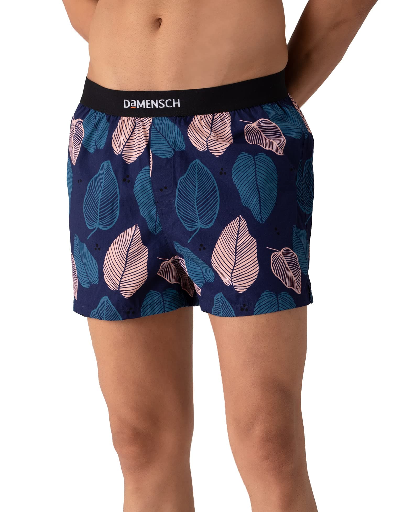 DAMENSCH Solid Breeeze Inner Boxers for Men, Ultra-Light Boxers, 100% Cotton Shorts Pant, Breathable Woven Inner Cotton Shorts for Men