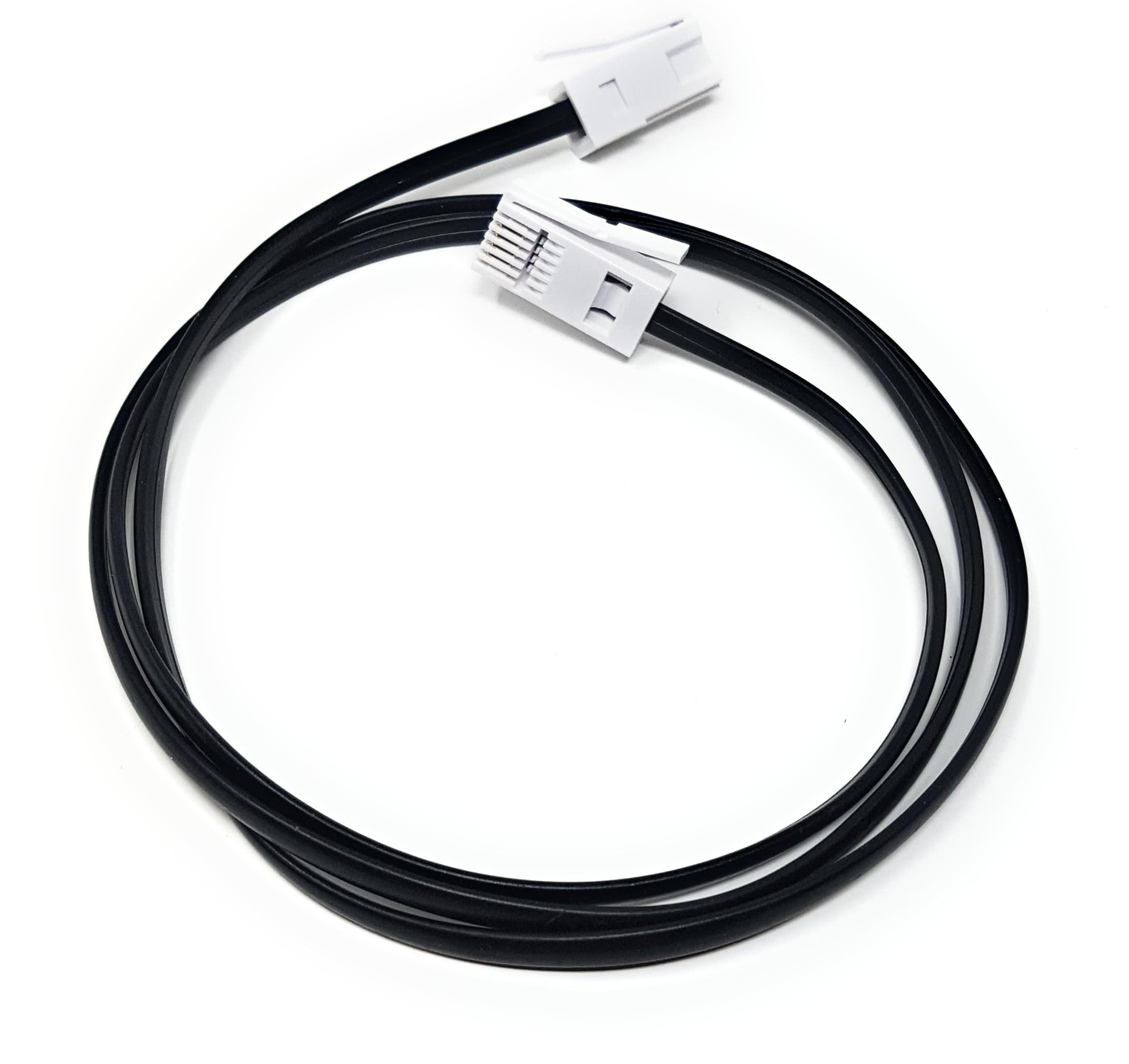 MainCore 1m Black BT to BT / 4 Wire 431A Flat Plug to Plug Phone/Telephone Male to Male Cable Lead Wire (Available in 1m, 2m) (1m)