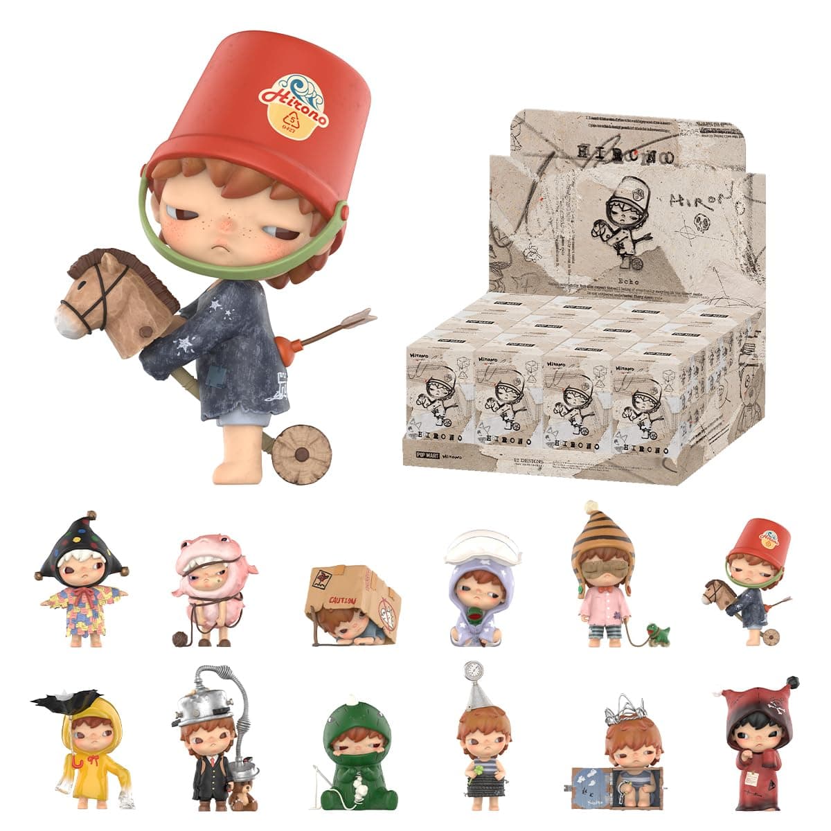 – Hirono Echo Series Figures Whole Set 2.5 inches Articulated Character Premium Design Gifts for Women Fan-Favorite Chic Art Toy Figure