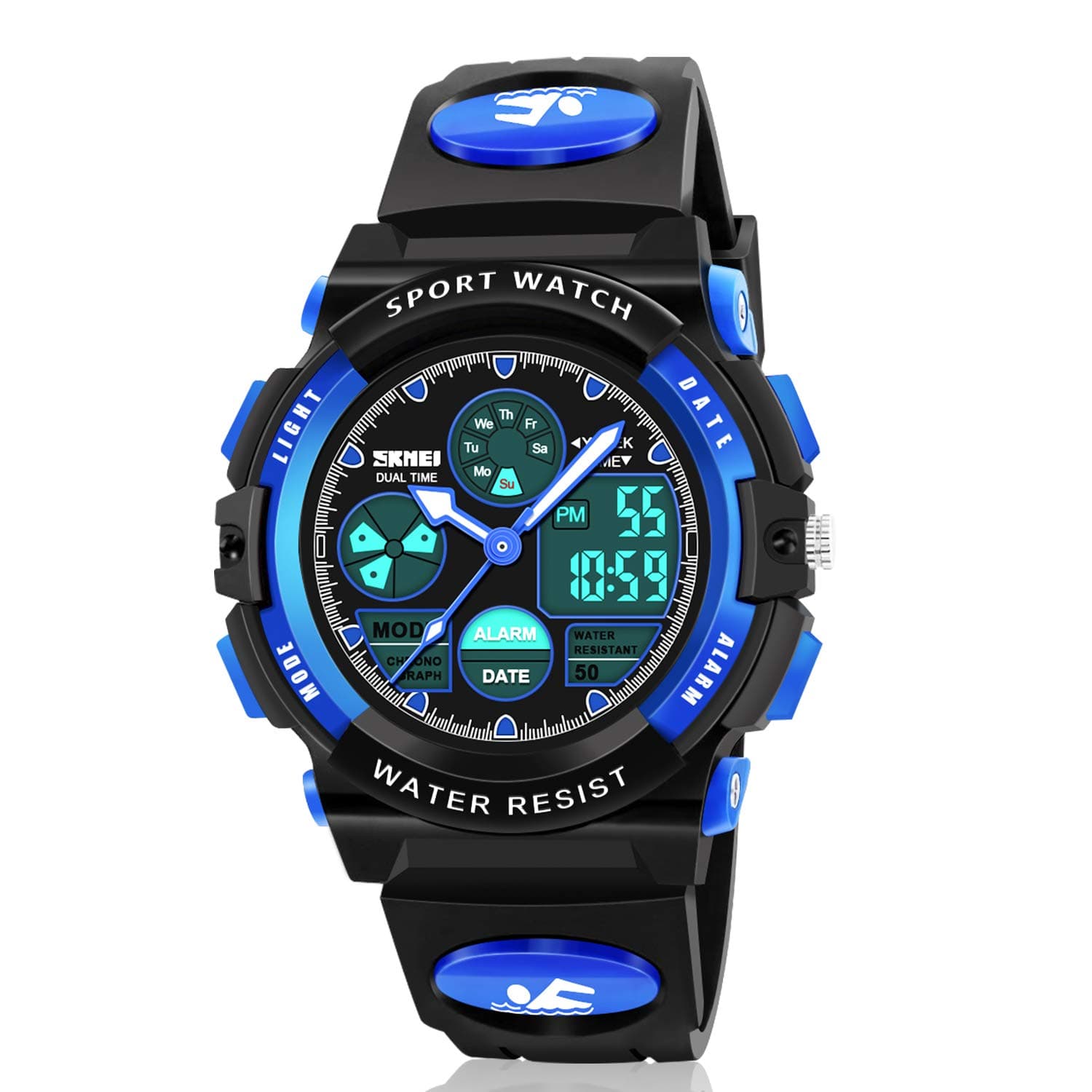 - LED Multi Function Waterproof Watch for Kids - Kids Gifts