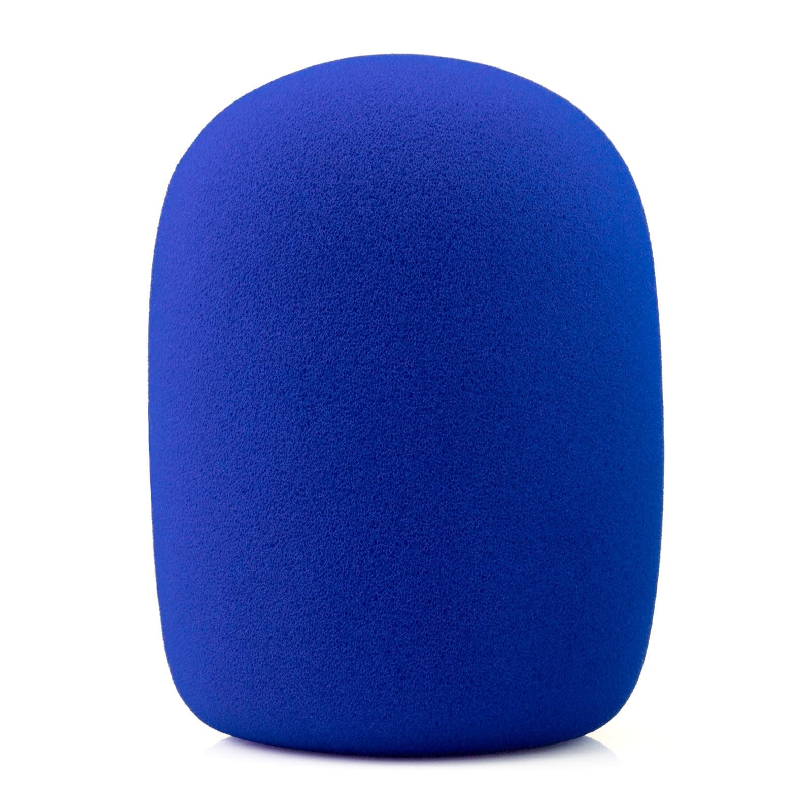 Podmic Windscreen for Rode Pod Mic Usb Pop Filter Procaster Podcaster NT1 NT1-A NT2-A NT-USB K2 NT1000 NT2000 Replacement Foam Cover WS2 Blue Microphone covers
