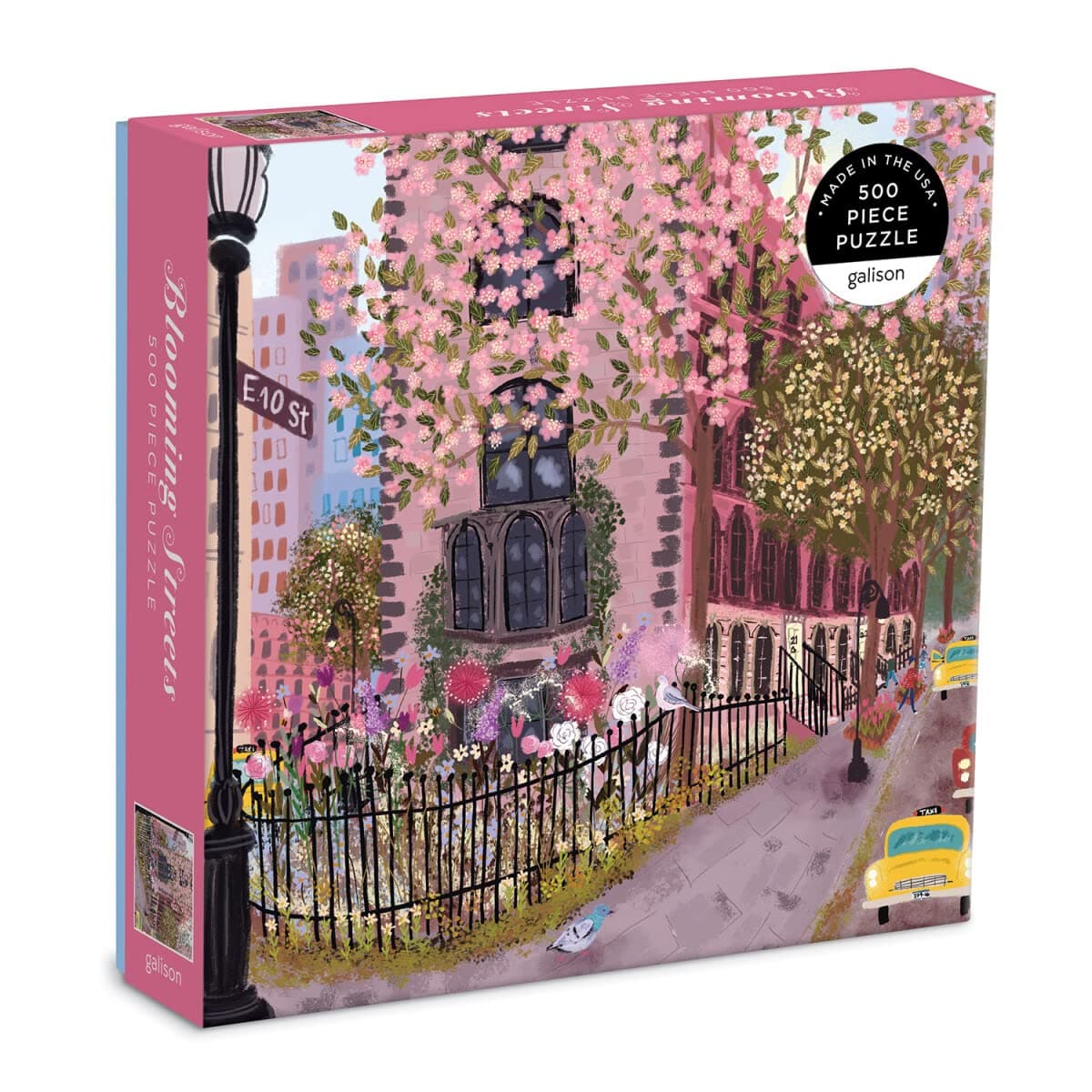 Galison Blooming Streets 500 Piece Puzzle