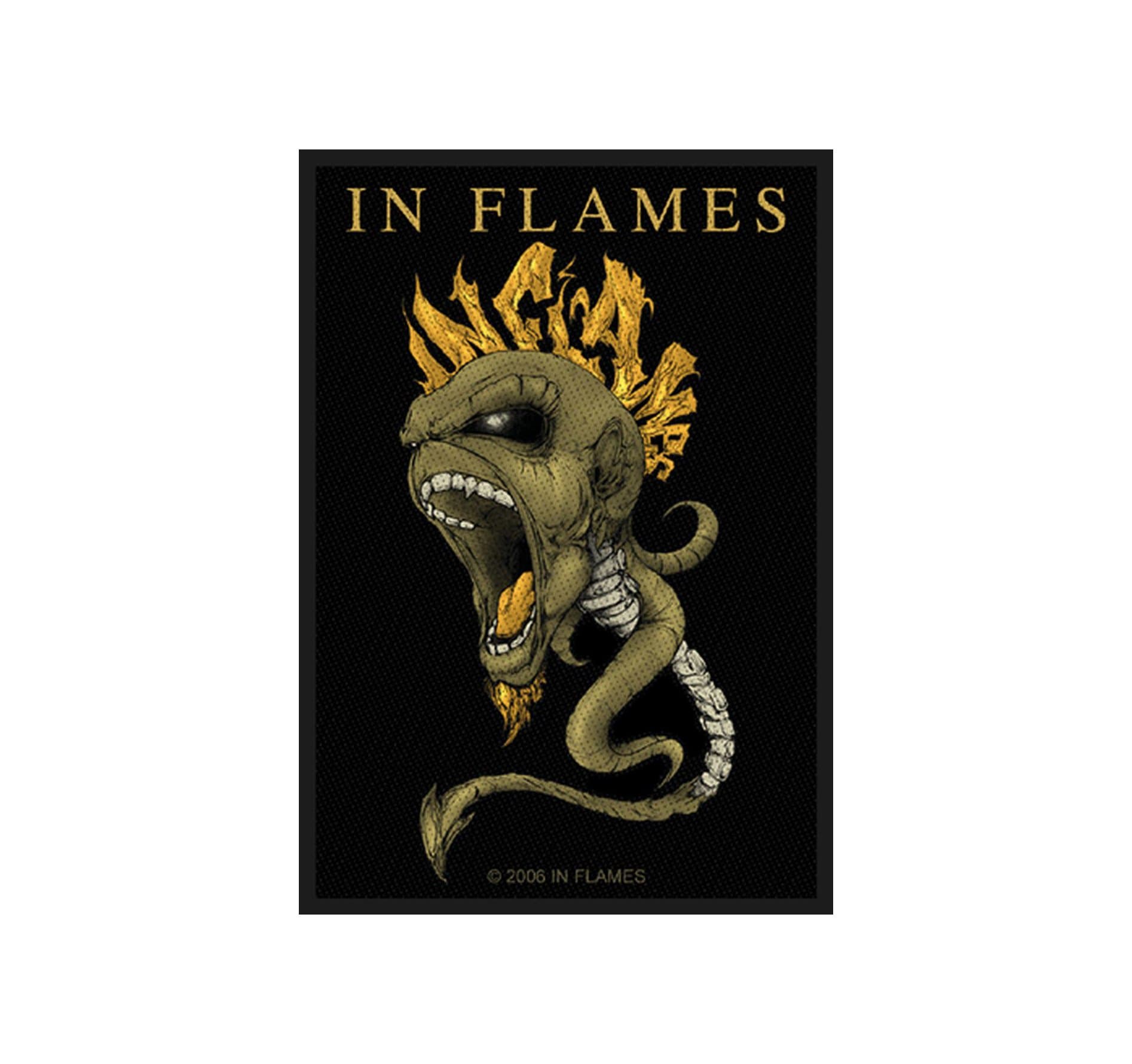In Flames-Spine-Woven Patch SP2108