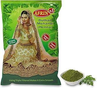 Organic Henna Triple Filter Dulhan Mehendi (1 kg)|100% Natural Herbal Henna Powder for Hair Coloring, Conditioning & Bridal Mehndi
