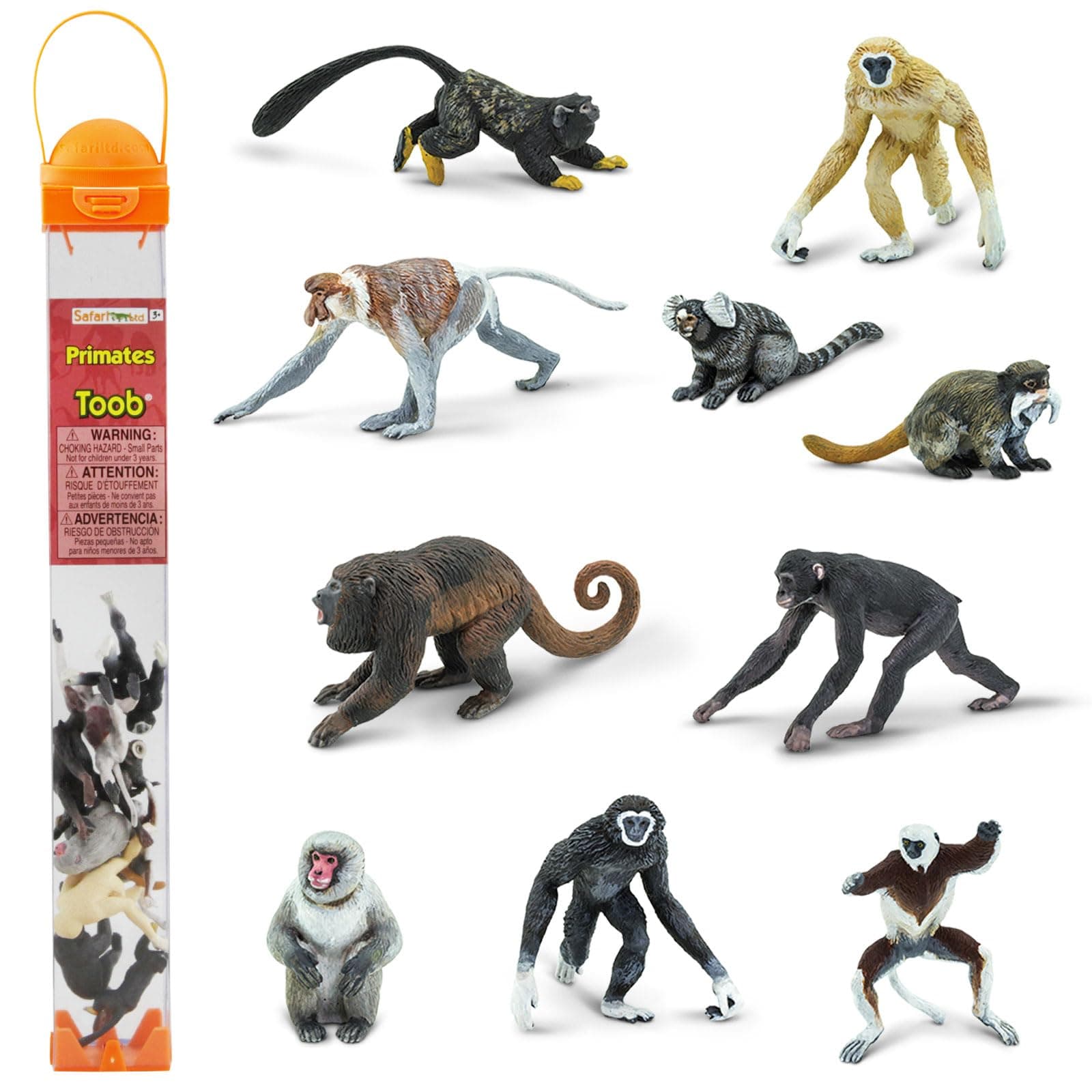 Safari Ltd. Primates Animals, Multicoloured (S100323)