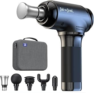 BOB AND BRAD T2 Max Massage Gun Deep Tissue with Metal Head, Professional Muscle Massager, HSA Portable Percussion Electric Massager Gun for Athletes for Home Gym Pain Relief FSA Eligible