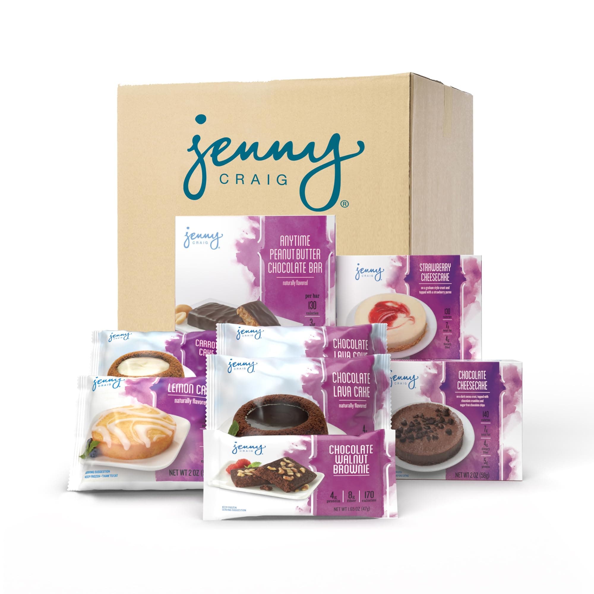 Jenny Craig 14-Count Snacks & Anytime Bars Kit – Includes 7 Snacks and 7 Anytime Bars to make mindful eating delicious, nutritious and convenient