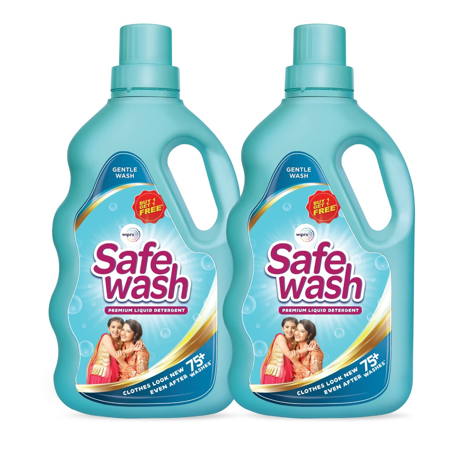 SafeWashLiquid Detergent 1Kg + 1Kg