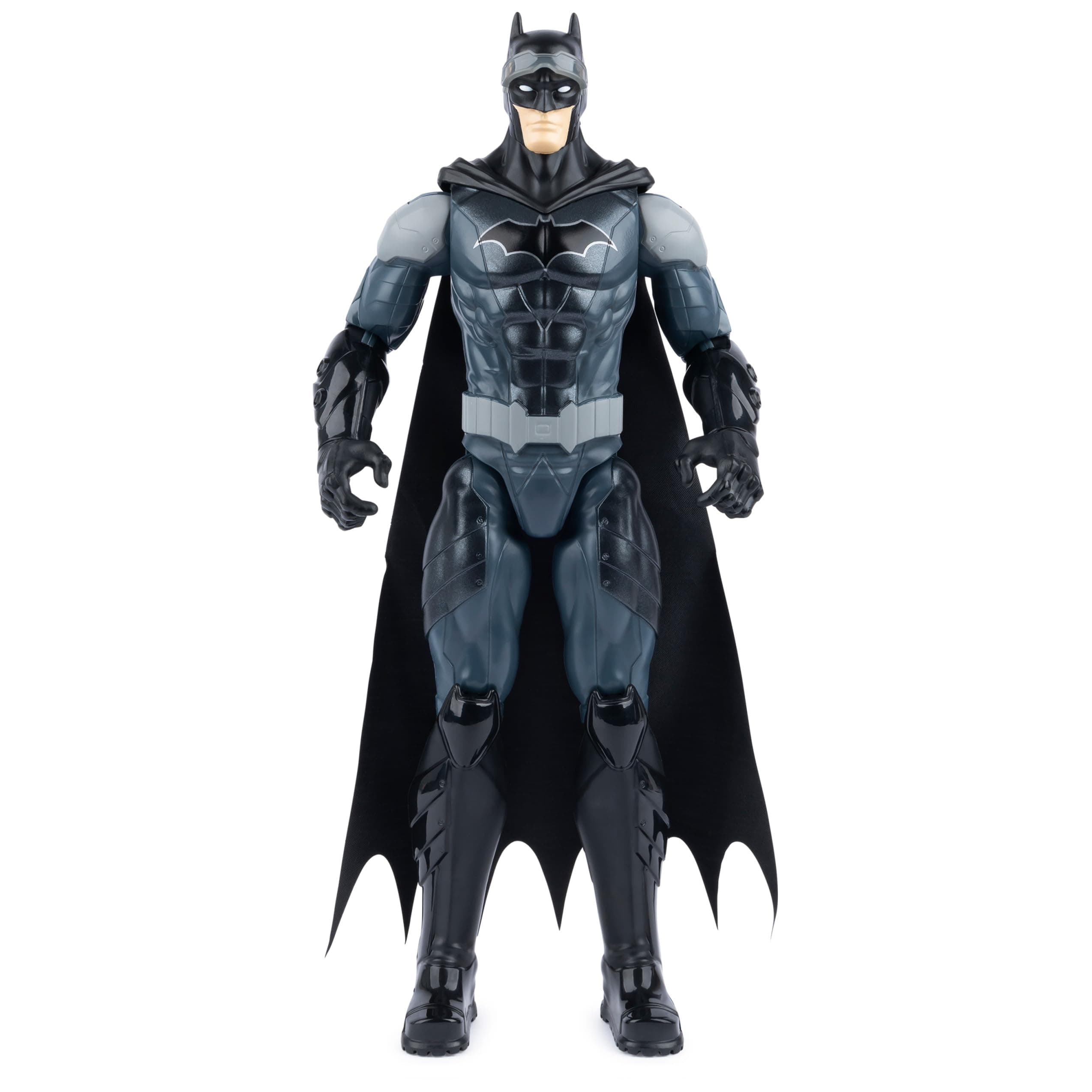 DC Comics | Batman | 30cm Scale Batman Character with Blue Combact Armor, Cloak, Night Vision Glasses and 11 Points of Articulation - Toys for Boys and Girls from 3 Years Old