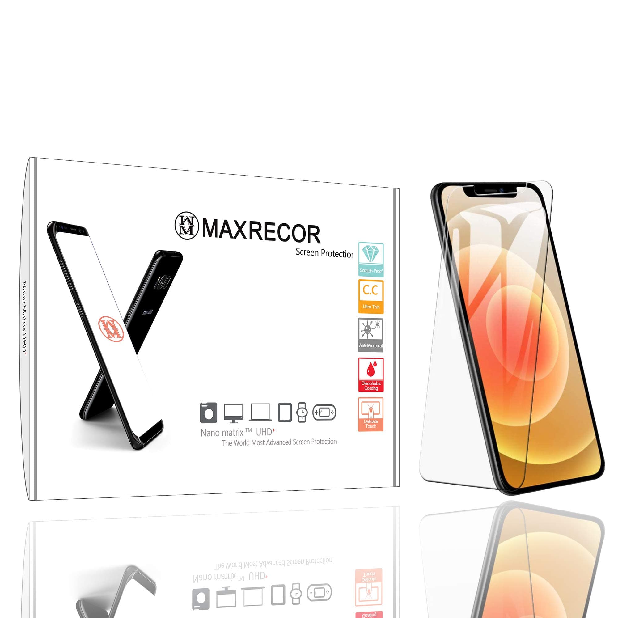 MaxrecorScreen Protector Designed for Samsung Digimax L73 Digital Camera - Nano Matrix Crystal Clear