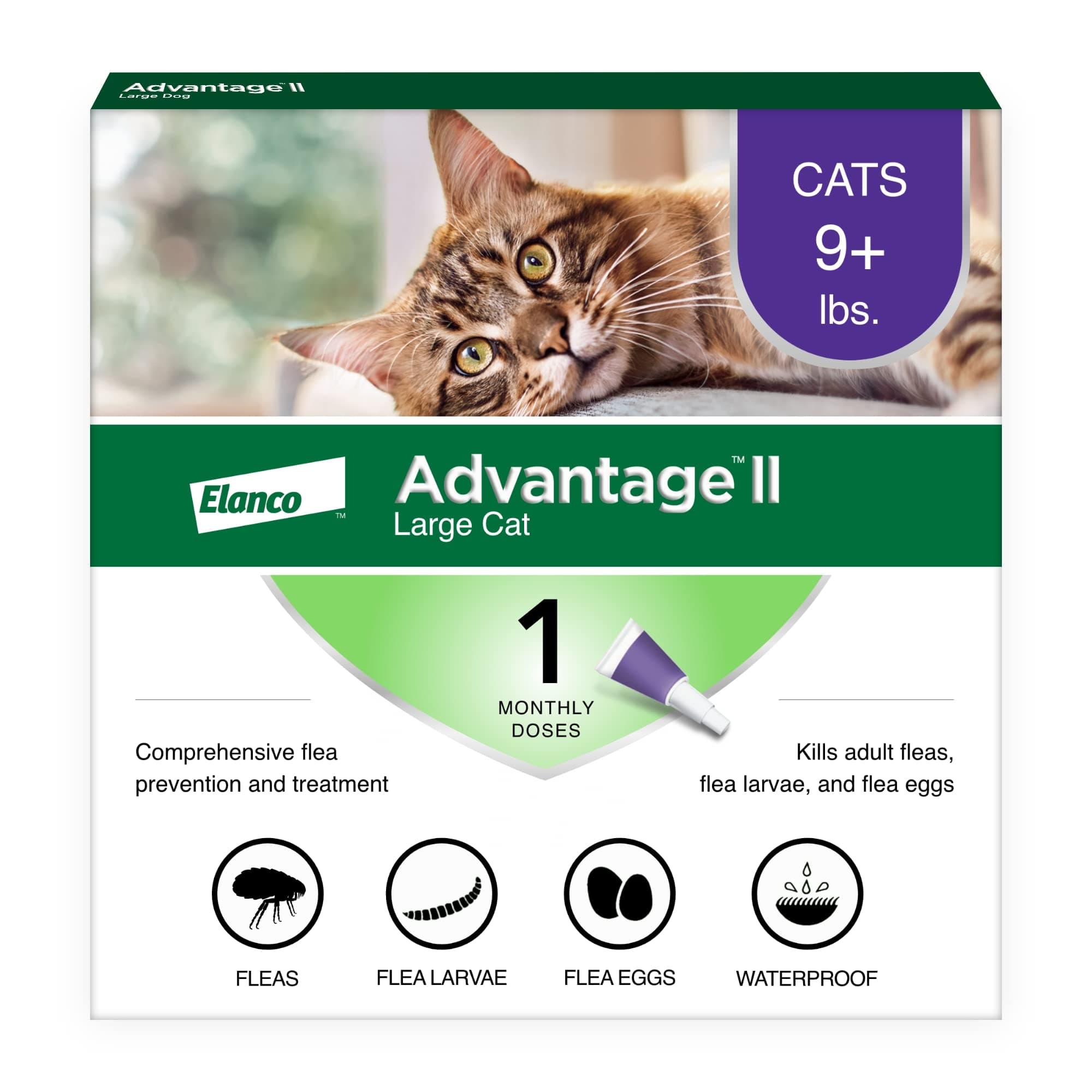 Flea Prevention for Cats, 5-9 lb, 1 dose, II