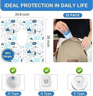 20 Pcs Animal Baby Toilet Seat Cover for Training Toilet