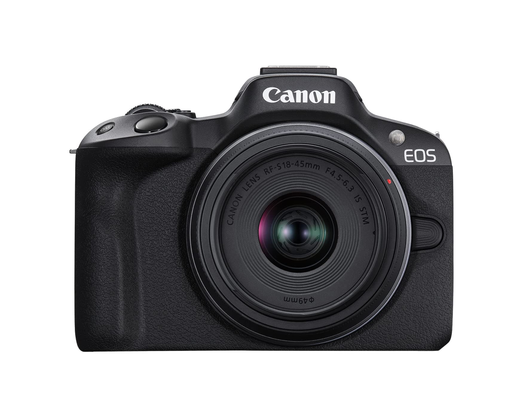 EOS R50 Mirrorless Vlogging Camera (Black) w/RF-S18-45mm F4.5-6.3 is STM & RF-S55-210mm F5-7.1 is STM Lenses, 24.2 MP, 4K Video, Subject Detection & Tracking, Compact, Smartphone Connection