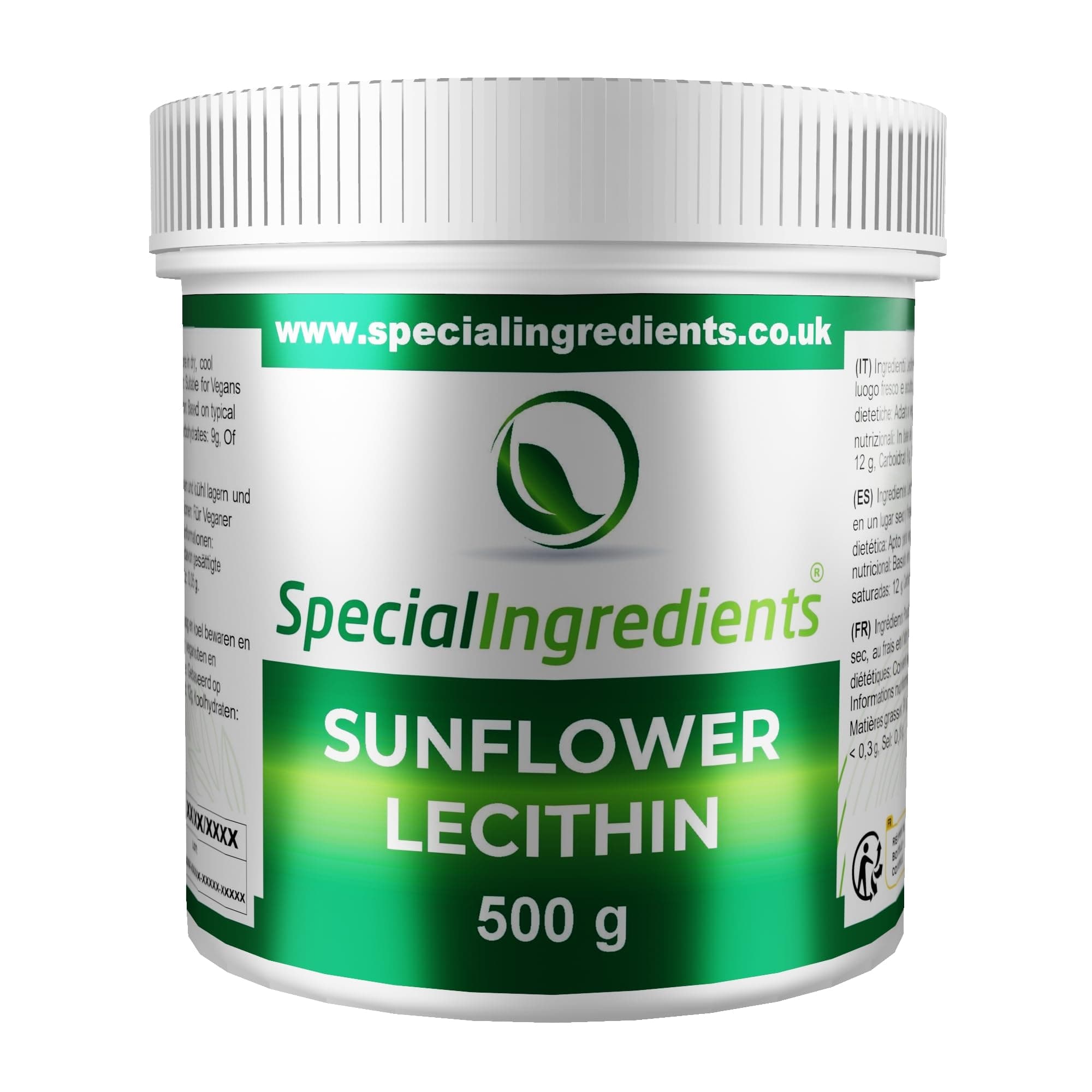 Special Ingredients Sunflower Lecithin Powder 500g