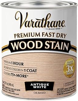 Rust-Oleum Premium Fast Dry Wood Stain Antique White, 297424