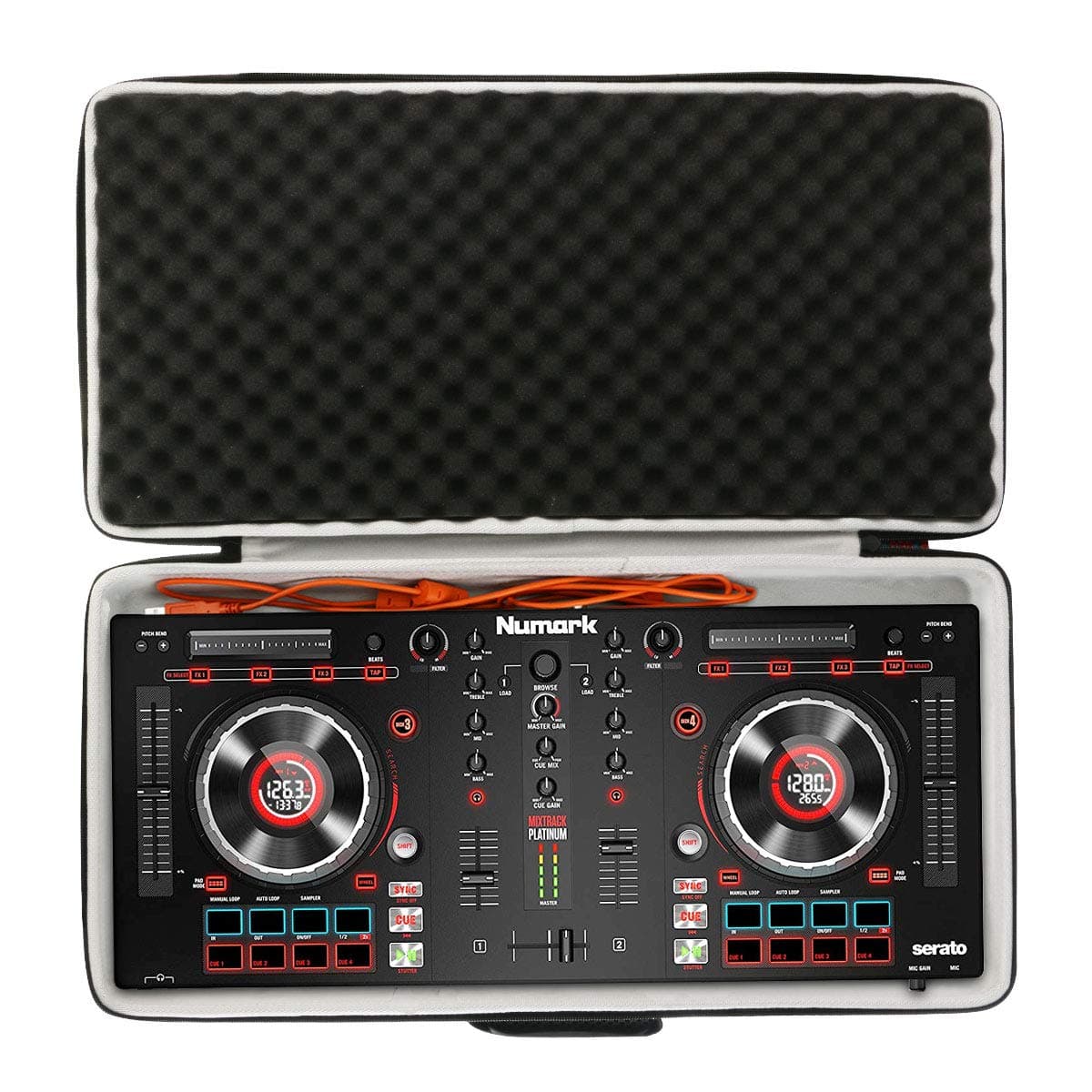 khanka Hard Travel Case Replacement for Numark Mixtrack Platinum FX/Pro 3 | USB DJ Controller
