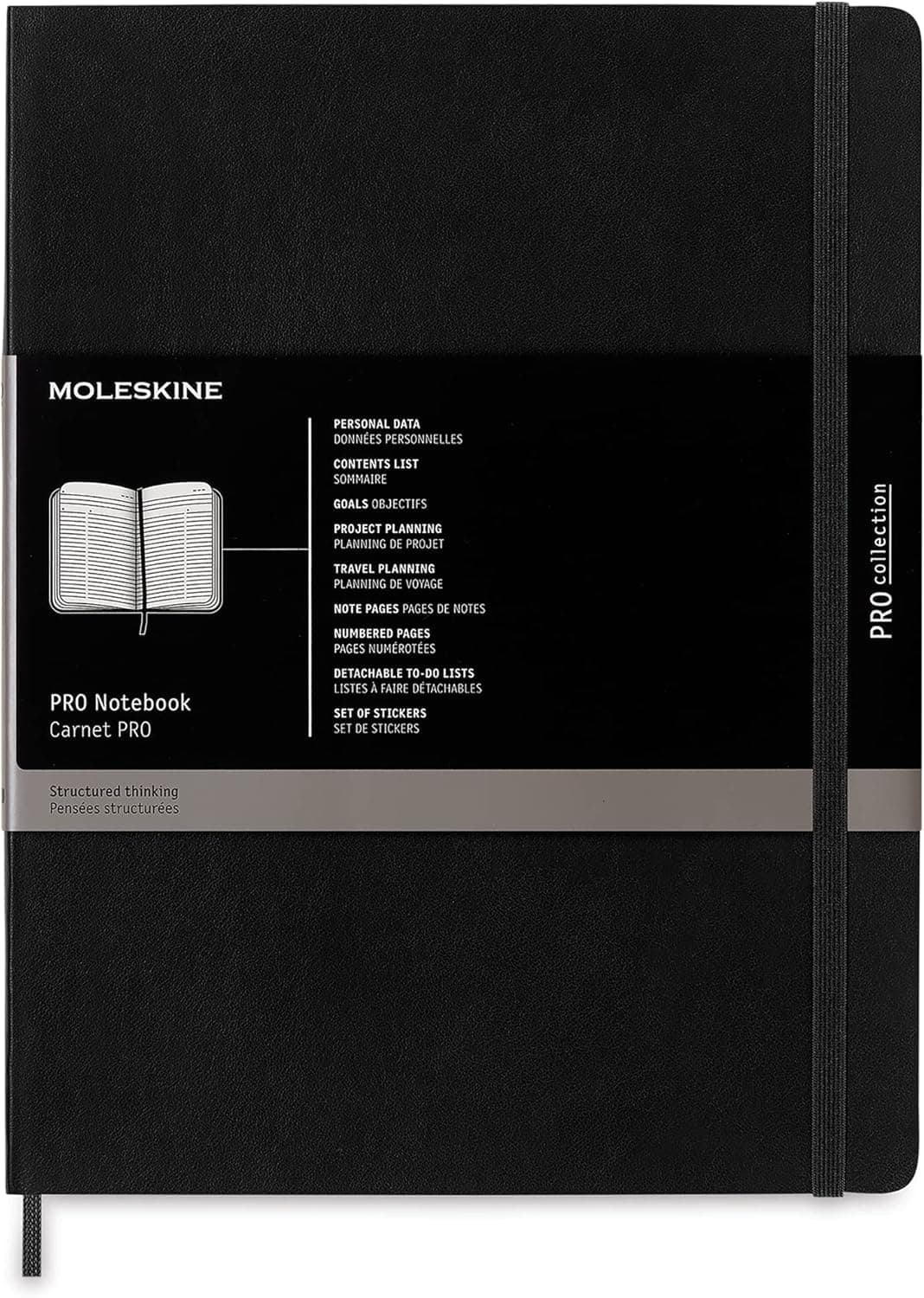 Moleskine Pro Notebook XL Soft Black