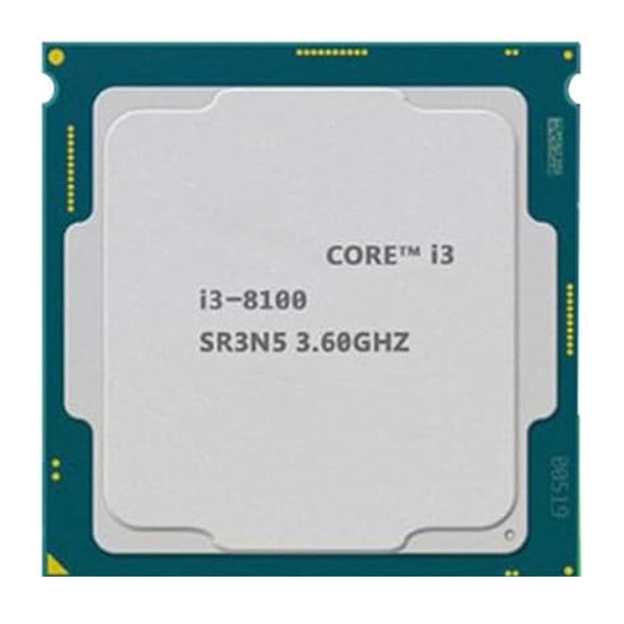 Core i3 8100/8300/8350 8th Generation, 3.1/3.2/3.6/3.7/4.0 GHz, LGA1151 Socket, 4 Cores, 4 Threads, 6/8 MB Cache, LGA 1151 Desktop Processor, 1 Year Warranty (Silver)