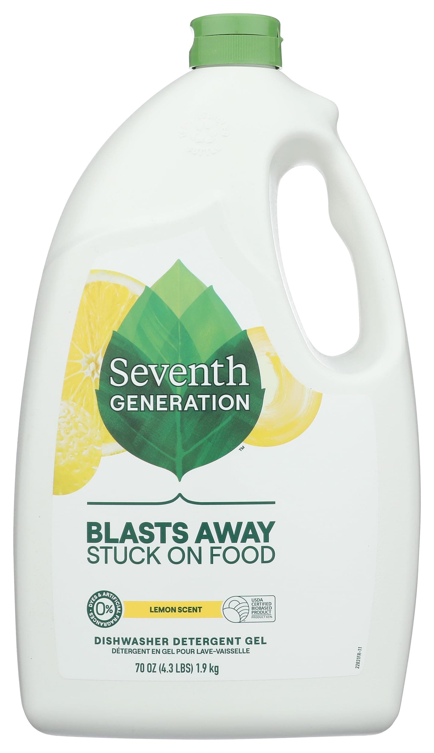 Lemon Auto Dishwasher Gel, 70 OZ