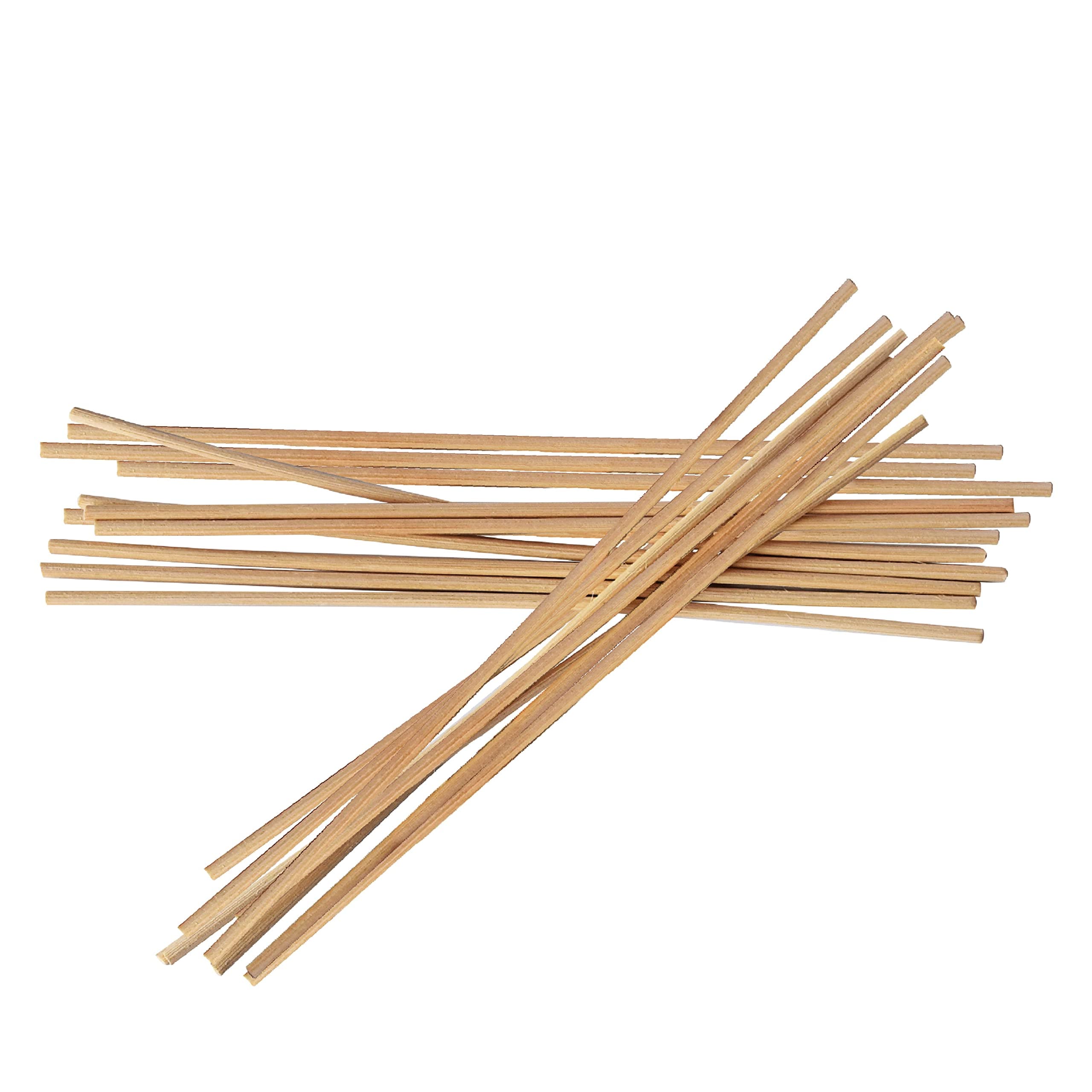 Pure Source India Natural Rattan Reed Diffuser Sticks, 10 Pieces (3mm - 8 Inch)