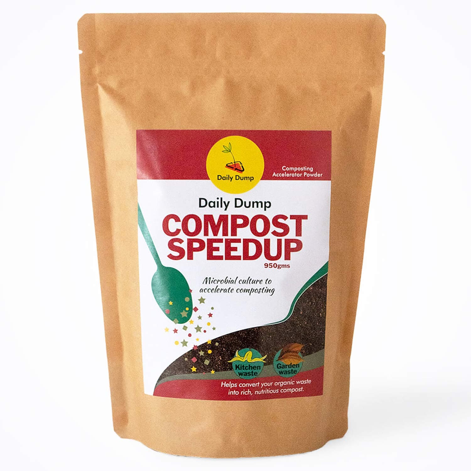 Compost Speedup 950gms (1kg) I Microbes for Accelerated Quality Aerobic Composting I Prevents Foul Smell