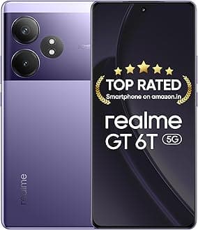 GT 6T (Miracle Purple,12GB RAM+256GB Storage) | India's 1st 7+ Gen 3 Flagship Chipset | 1.5M + AnTuTu Score | 5500mAh+120W | The World's Brightest Flagship Display