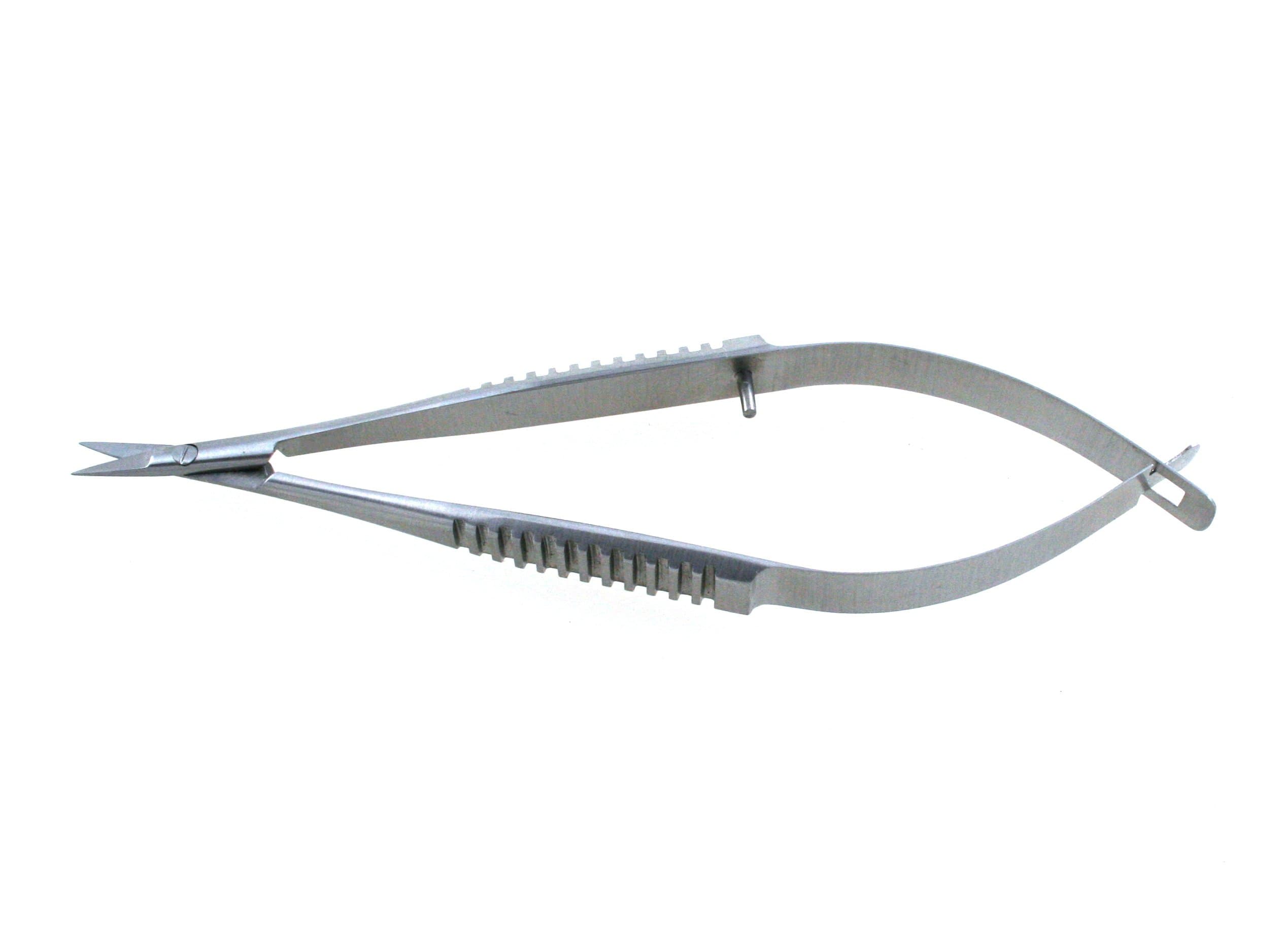 Micro Iris Scissors 4" Straight Sharp Points Flat Handles | Medixplus