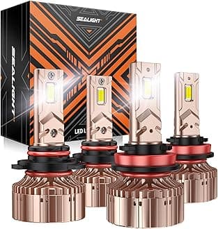 SEALIGHT 2024 X6S 9005/HB3 H11/H9/H8 Bulb Combo