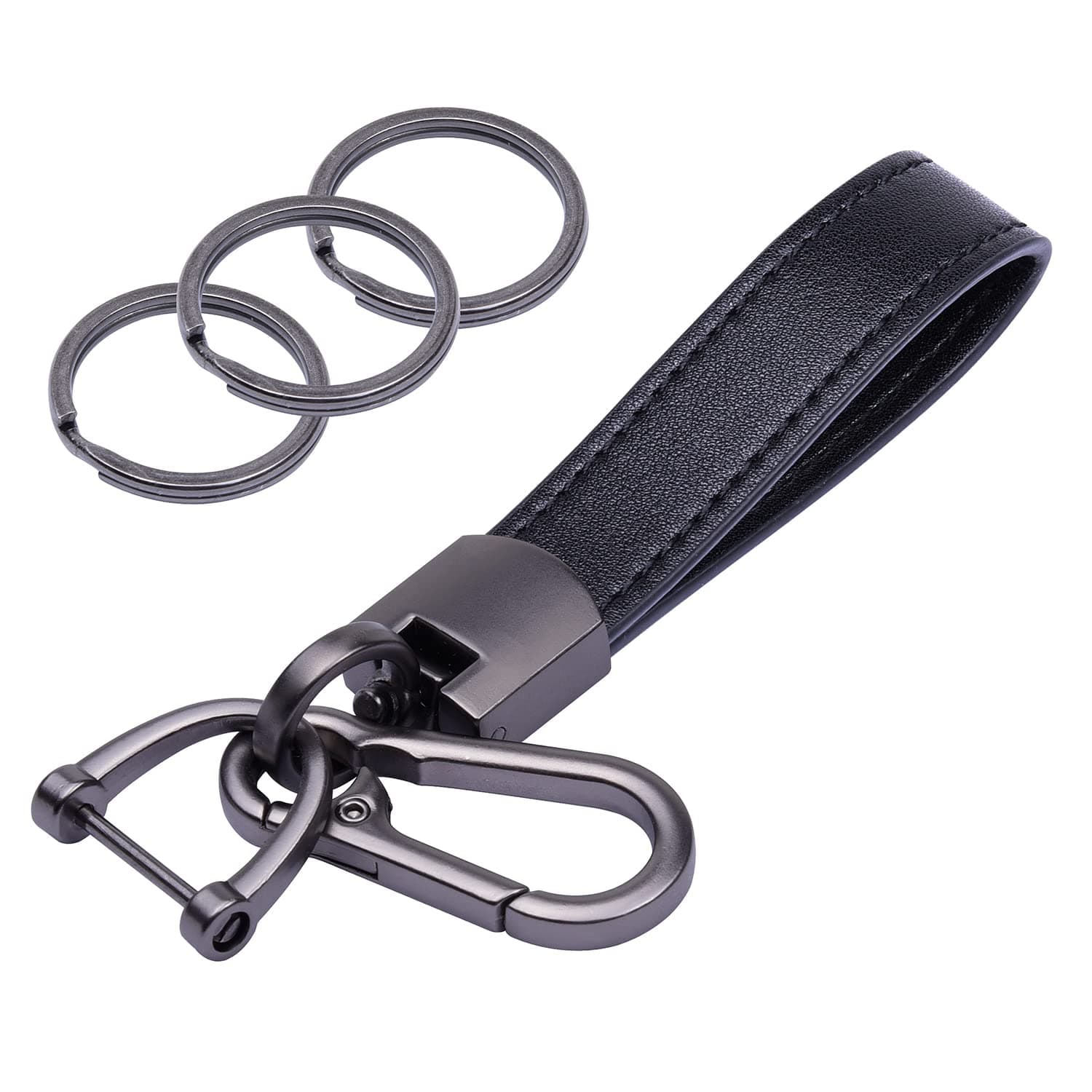 Genuine Leather Key FOB Keychain