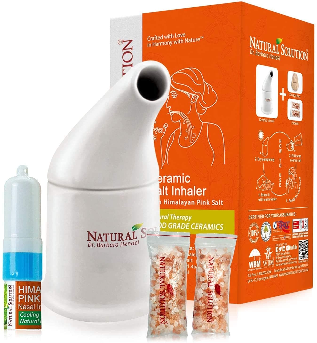 Natural Solution NS5061 Salt Inhaler, Pink