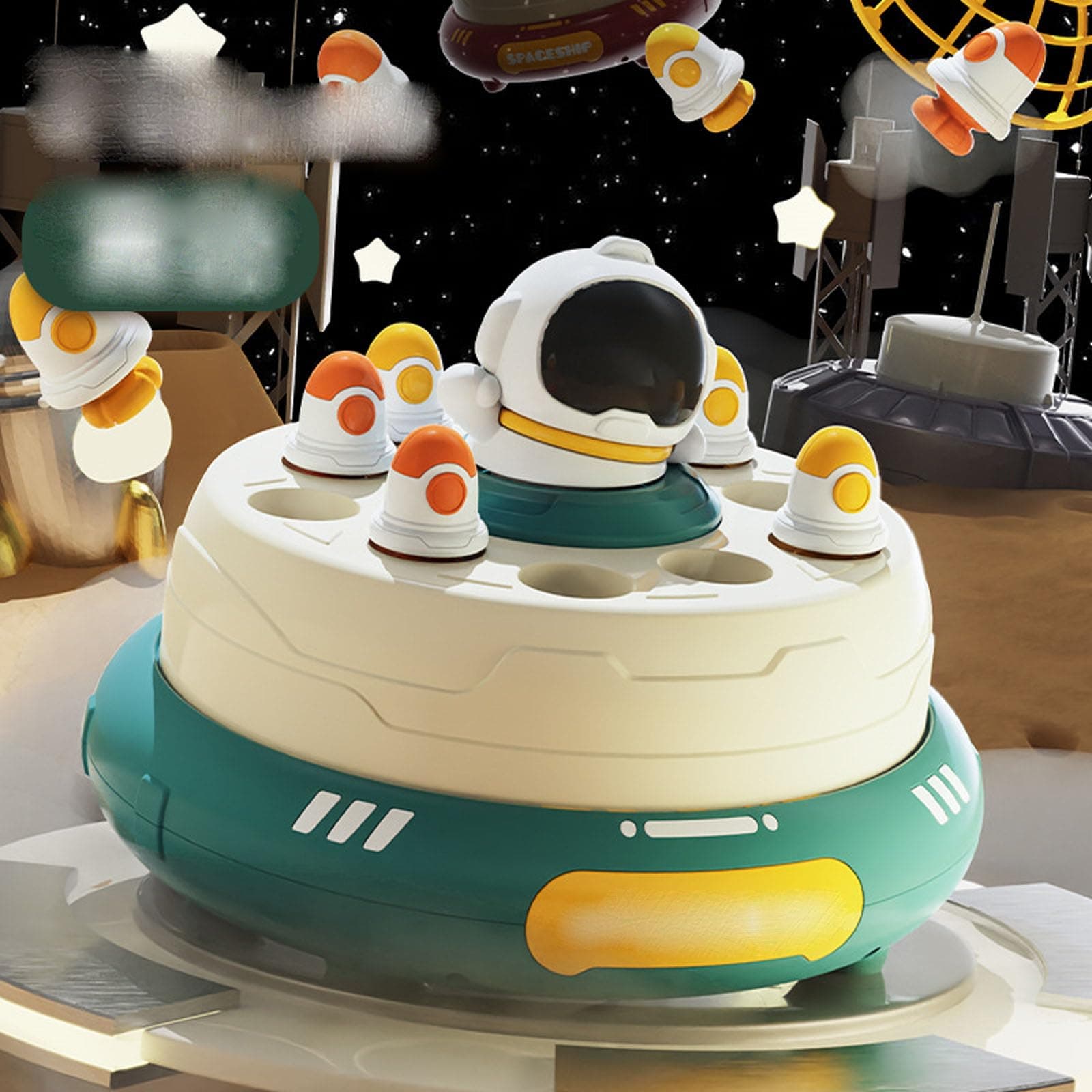 Rocket Game, Rocket Games for Kids, Astronaut Rocket Bounce, Astronaut Rocket Bounce Game, Toddler Board Games Bounce and Catch Rocket Toy, Astronaut and Rocket Bounce and Catch Toys