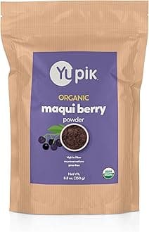 Yupik Organic Powder Superfood, Maqui, 8.8 Oz, Non-GMO, Vegan, Gluten-Free, Pack of 6