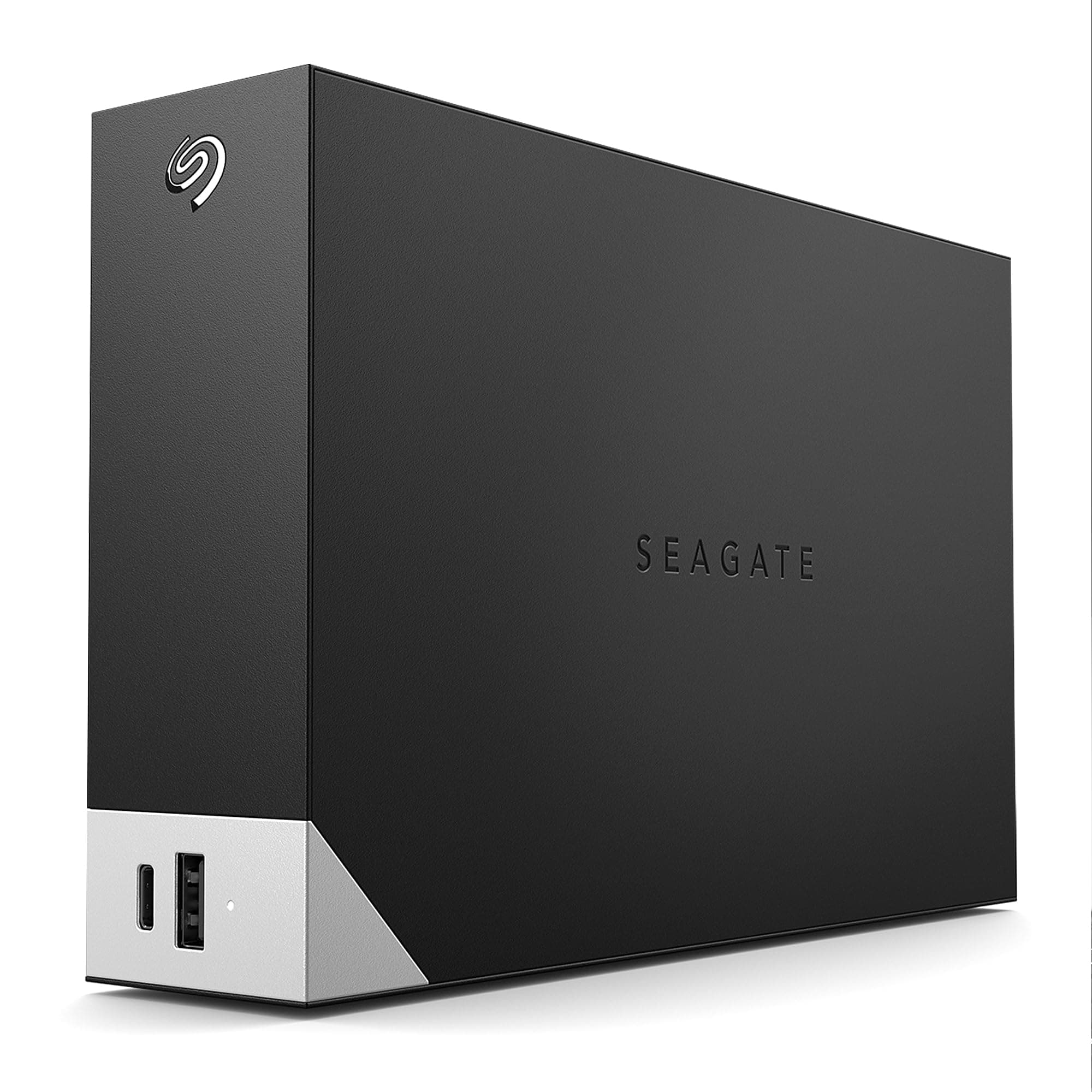 Seagate One Touch Hub 10TB External Hard Drive HDD – USB-C and USB 3.0 port, for Computer Desktop Workstation PC Laptop Mac (STLC10000400)