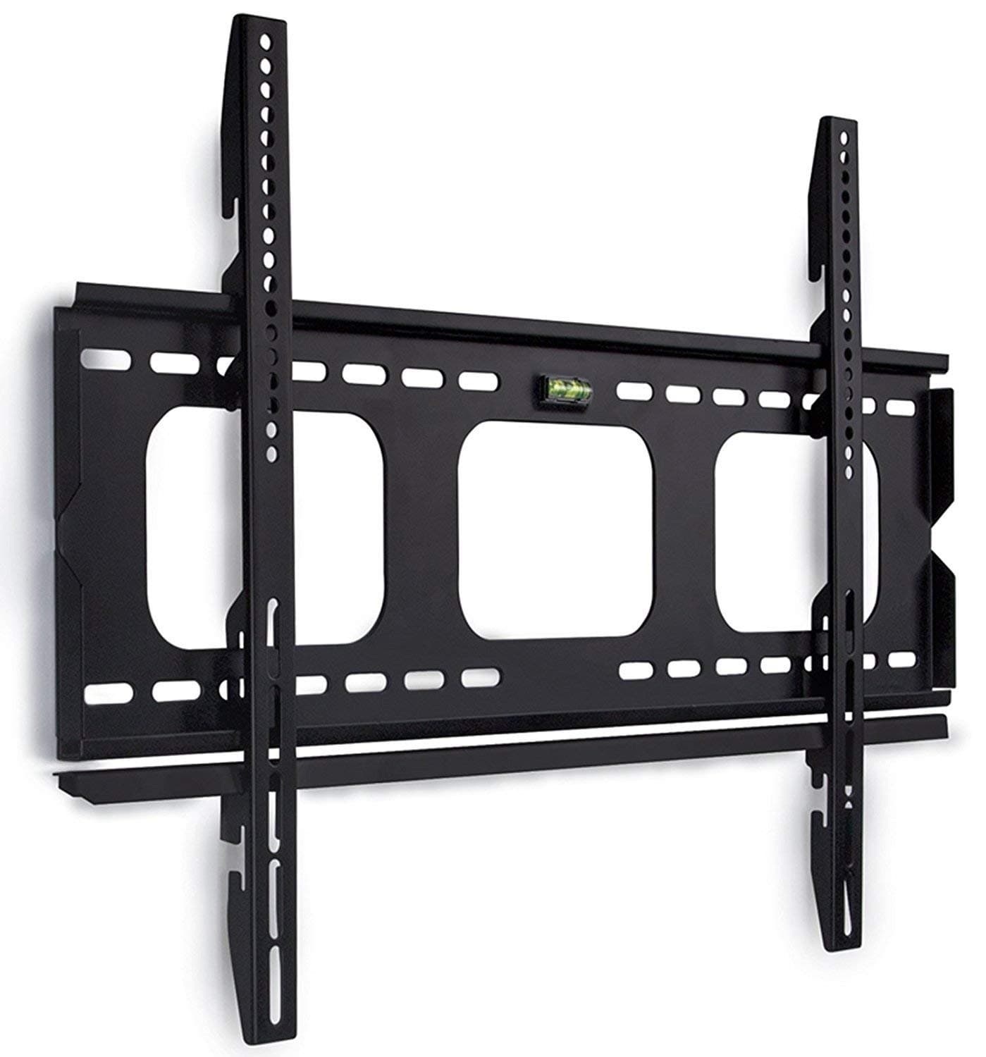 Low-Profile TV Wall Mount 1" Slim Fixed Bracket for 32, 40, 42, 48, 49, 50, 51, 52, 55, 60 inch TVs VESA Compatible up to 600 x 400 Black