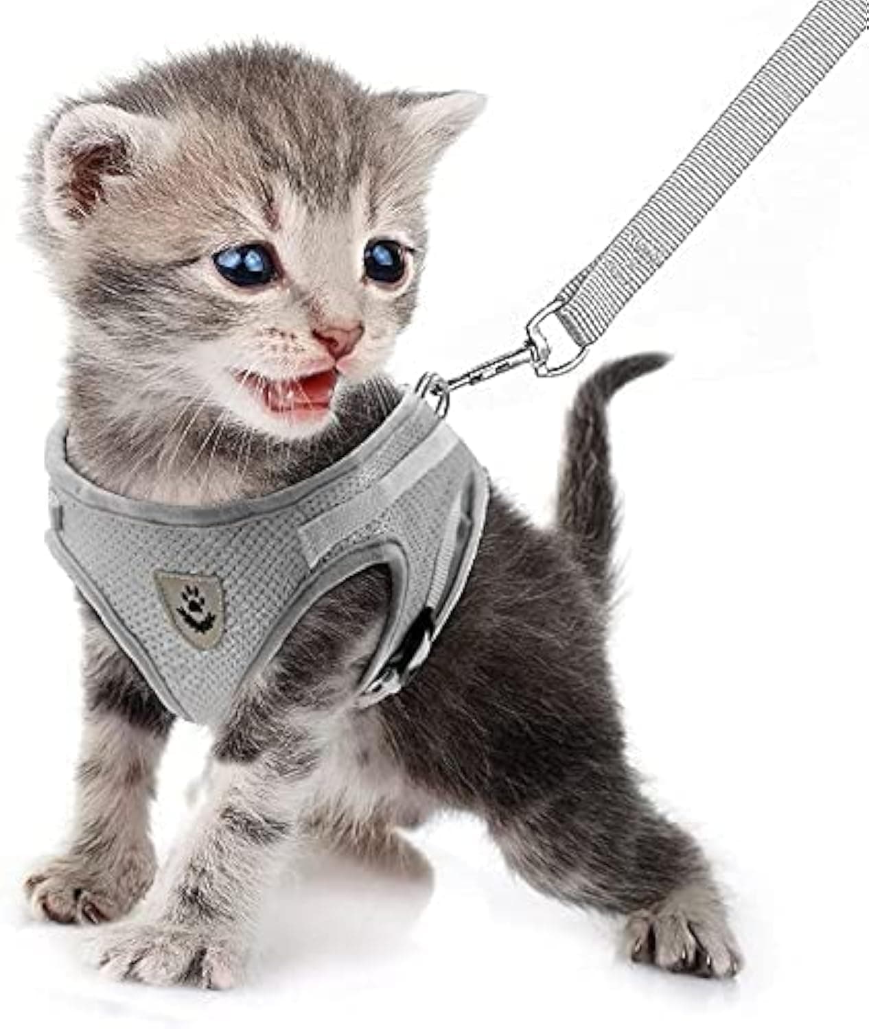 FEimaX Cat Harness and Leash Set for Walking, Escape Proof Adjustable Kitten Vest Soft Mesh Puppy Chest Harnesses with Reflective Strap for Small Dogs Cats