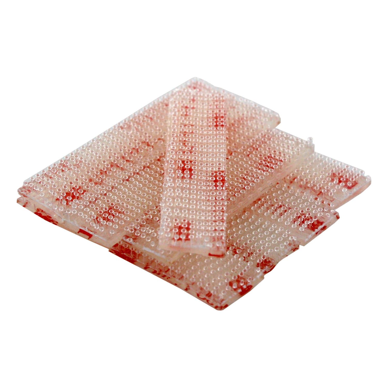 Dual Lock Replacement E-ZPass Mounting Strips, Clear, Set of 8 Strips (Bundle)