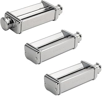 Kenwood MAX980ME Pasta Food Processor Accessories, Aluminium, Chrome, Stainless Steel, Silver