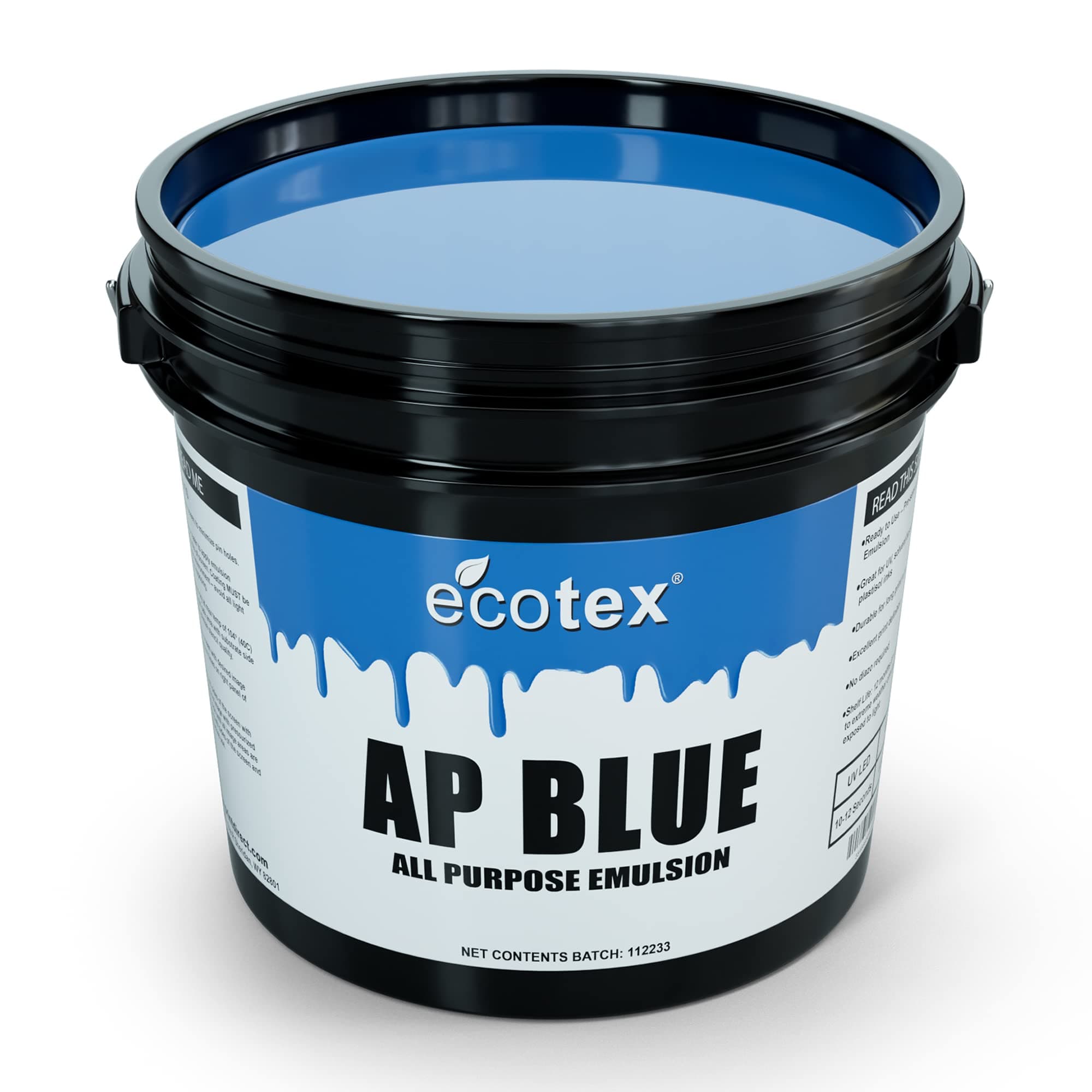 Ecotex AP-Blue - All Purpose Ready to Use Screen Printing Emulsion 1 Gallon ETEX-APBLU