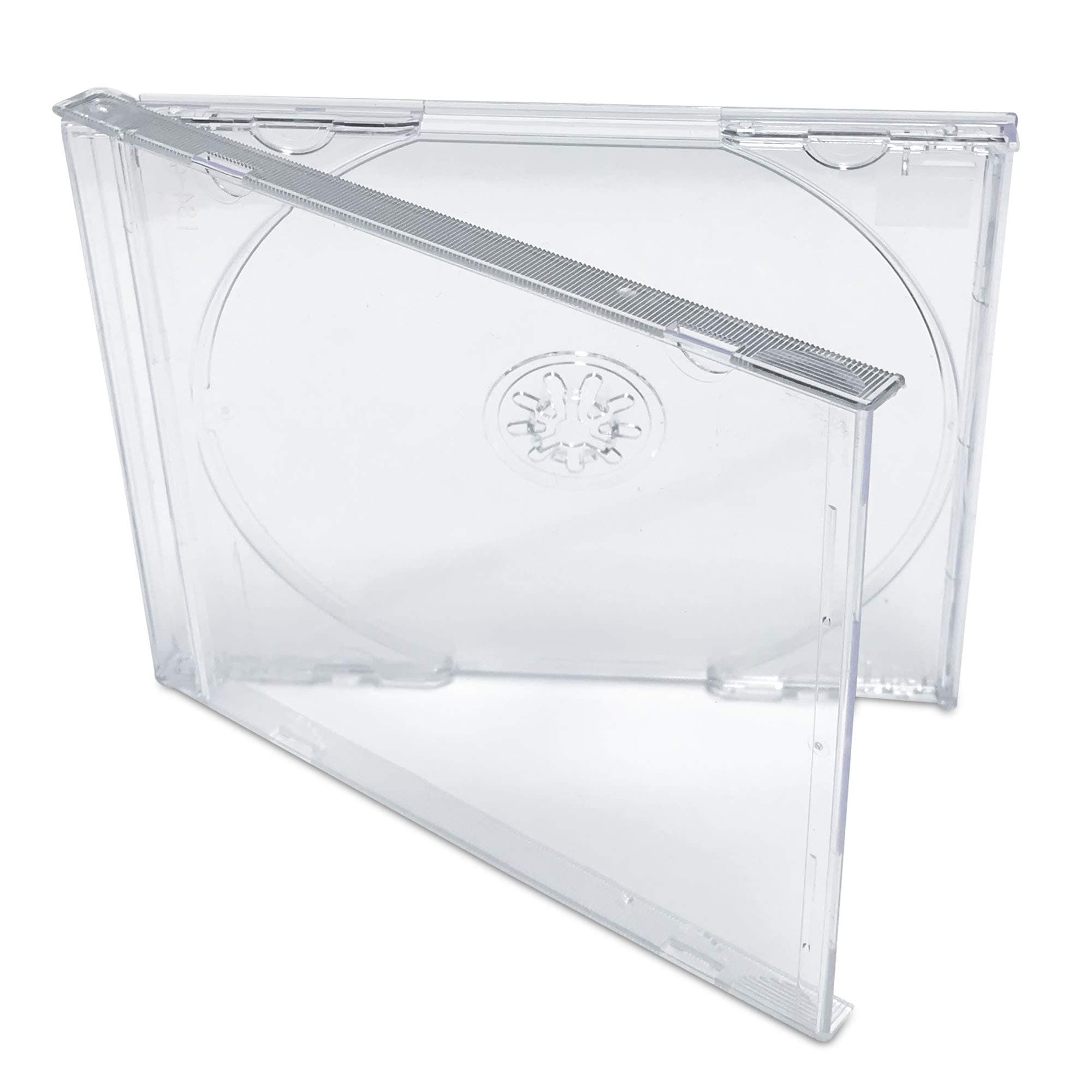 Standard Clear CD Jewel Case - Premium, 10 Pack
