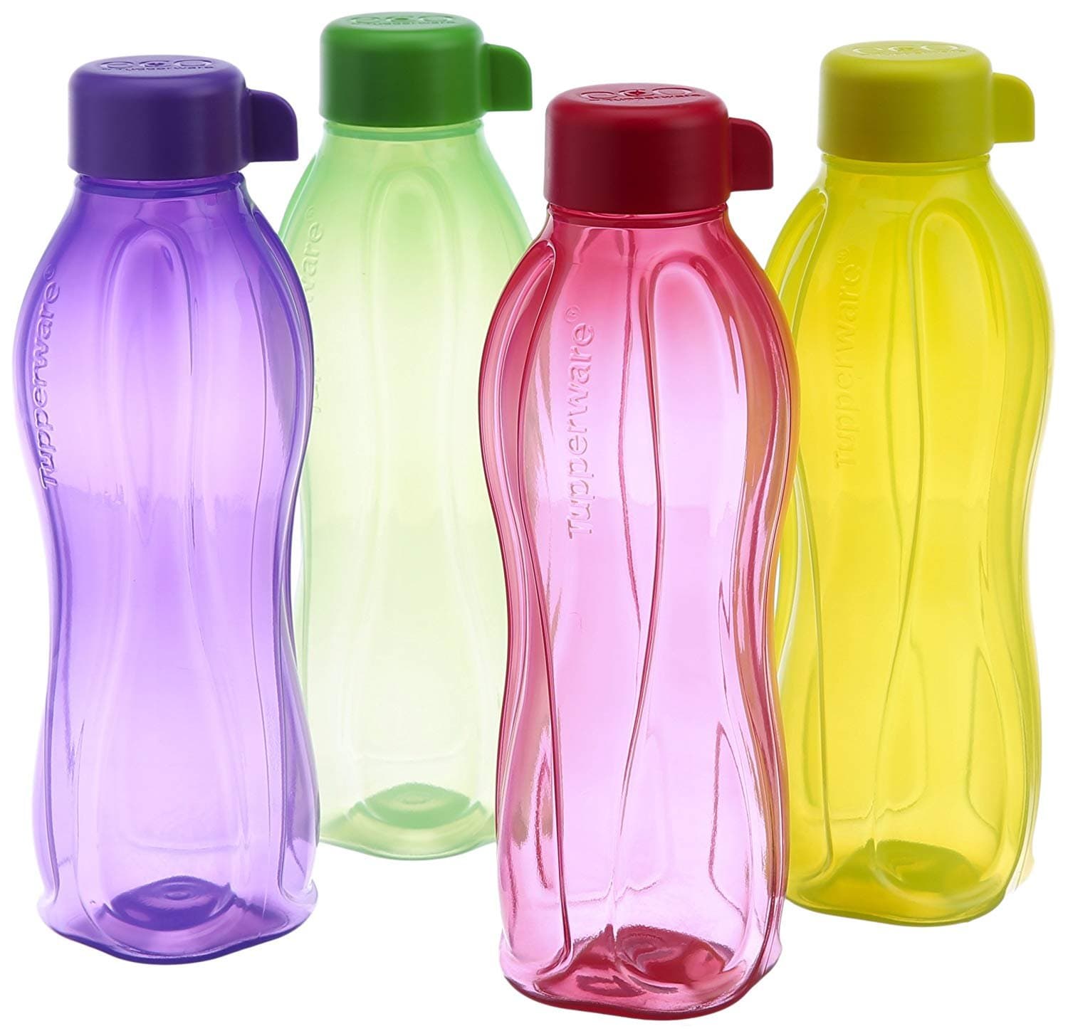 Tupperware Aquasafe 500ml Bottle, Plastic, 4 Pieces