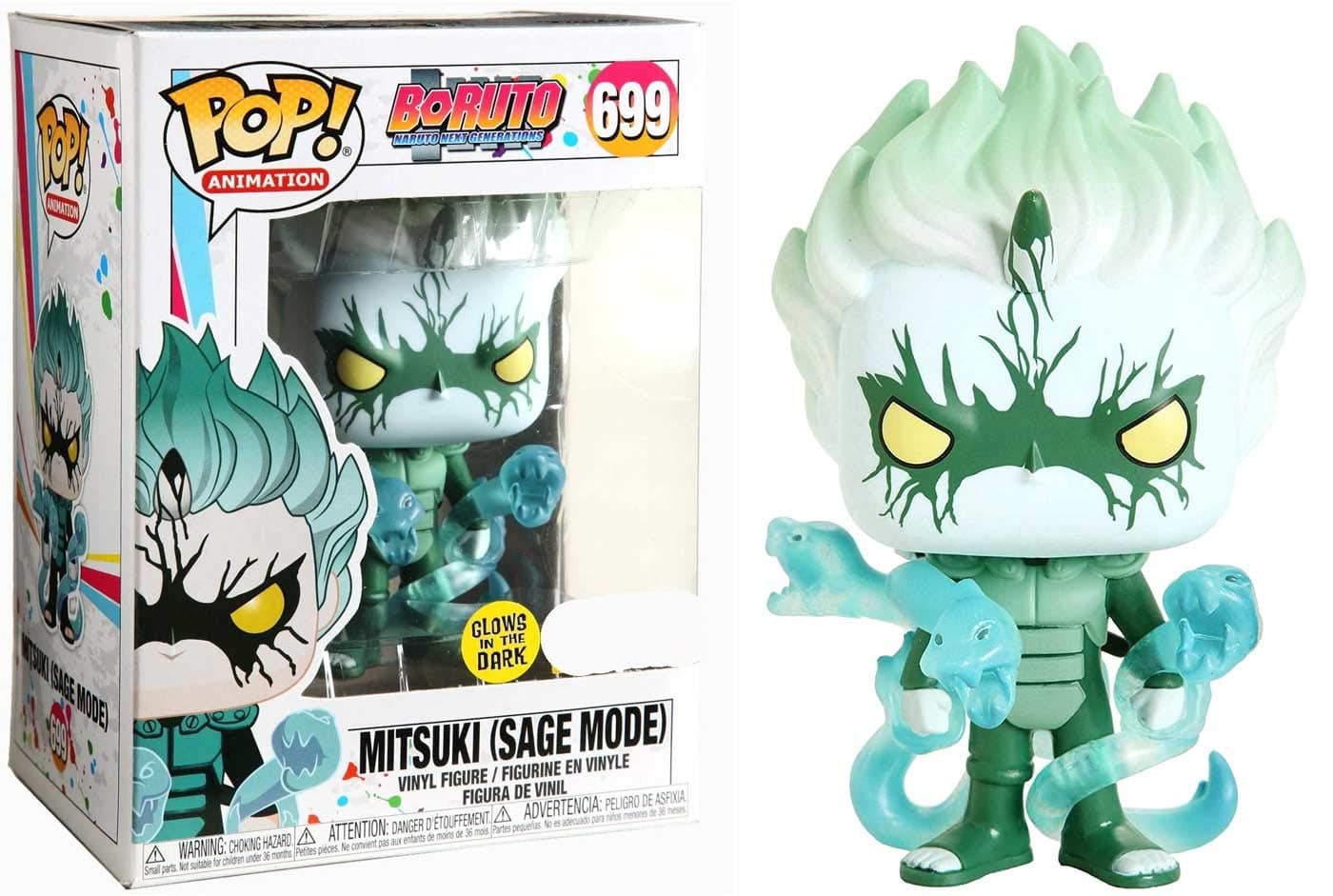 Pop! Animtion 699 Boruto Naruto Next Generations Mitsuki Sage Mode Glows in The Dark Hot Topic Exclusive